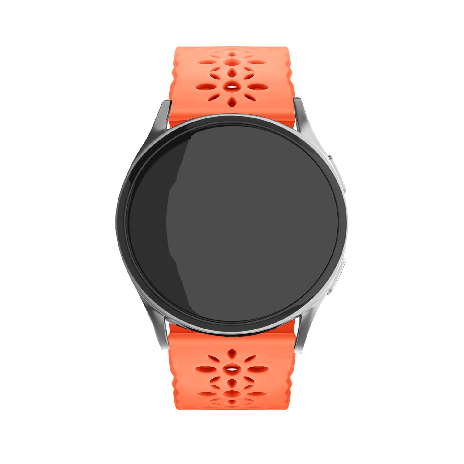 Amazfit Bip U (Pro) Patterned Silicone Strap (Orange)