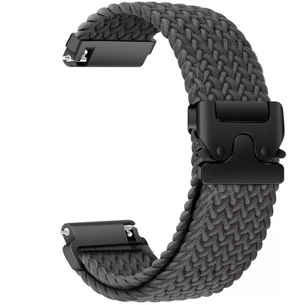 Garmin Forerunner 265 Geflochtenes Armband mit P-Schließe (Grau)