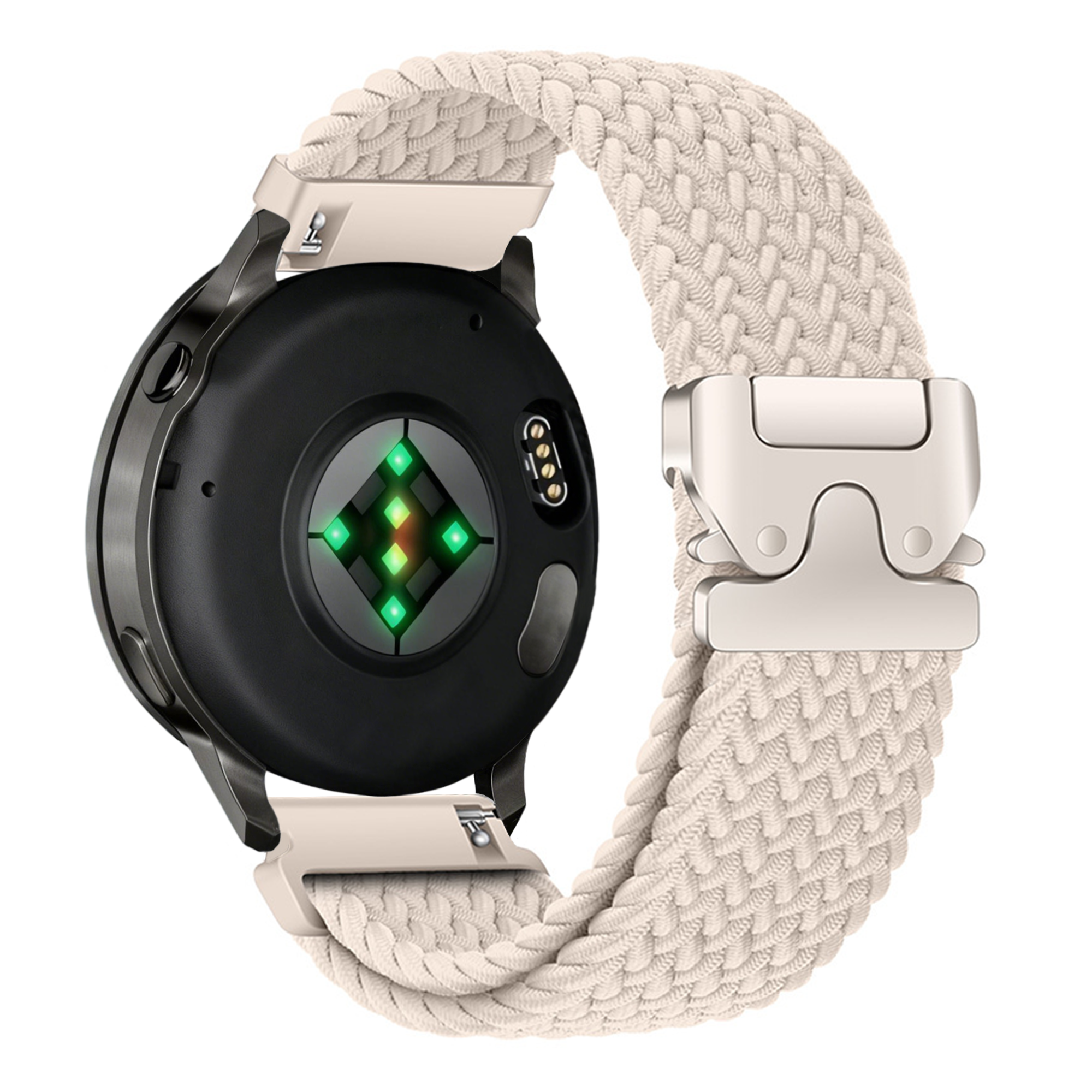 Bandz Garmin Vivoactive 4s Braided Strap 'Parachute' (Starlight)