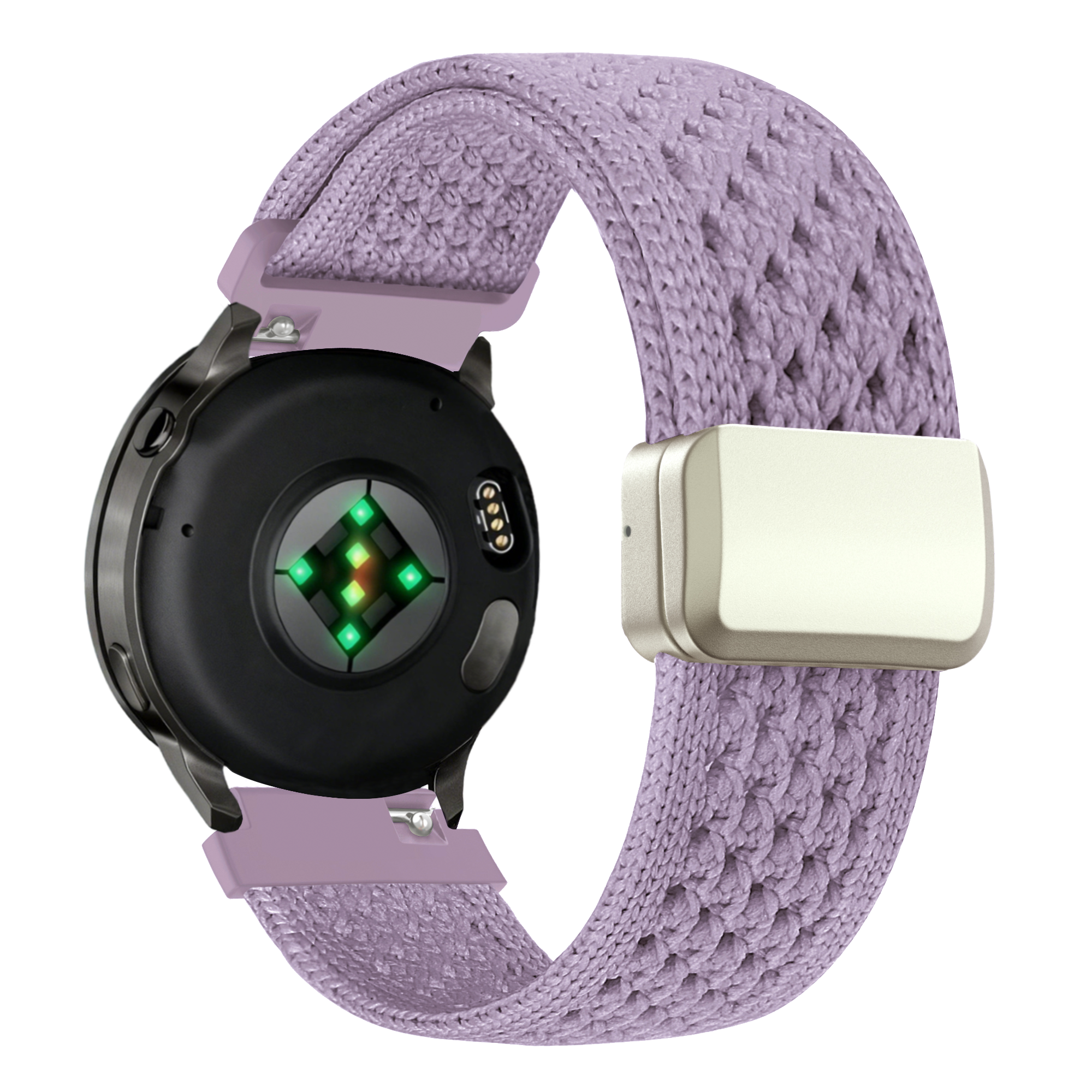 Bandz Huawei Watch 5 - 42mm Vintage Nylon Strap (Light Purple)