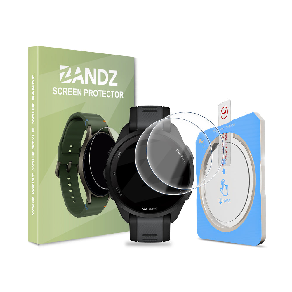 Bandz Garmin Forerunner 165 Glass Screenprotector One-Click tool
