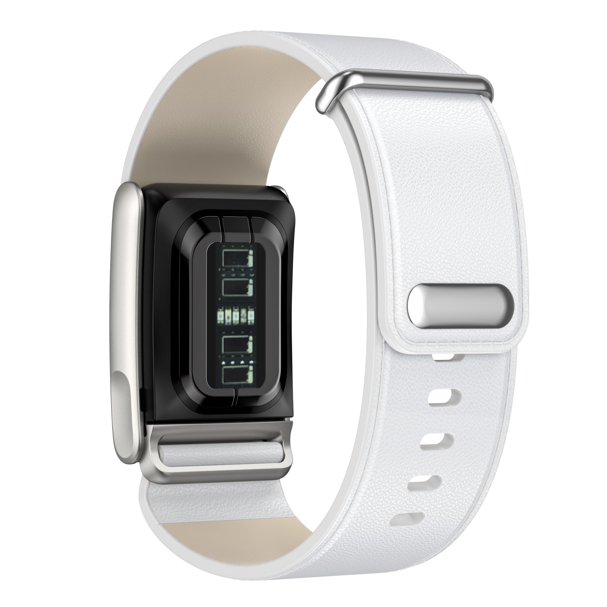 Whoop MG Lederarmband (Weiß)