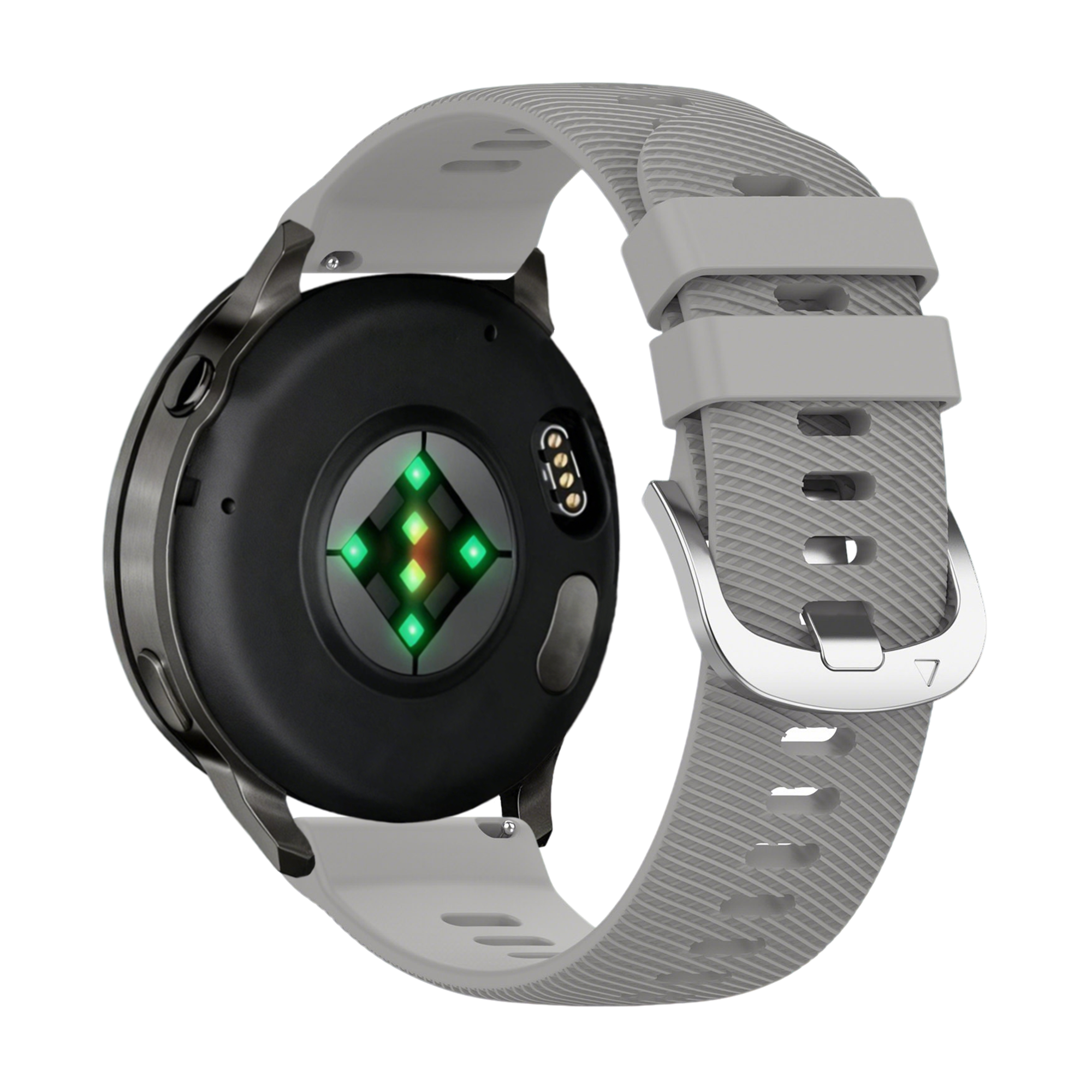 Bandz Garmin Forerunner 265s Silicone Strap 'Deluxe' (Grey)