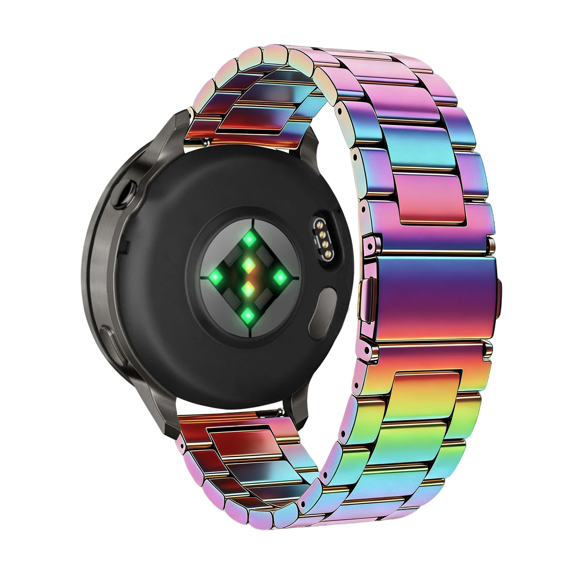 Bandz Garmin Venu 2s Steel Strap 'Classic' (Pearlescent)