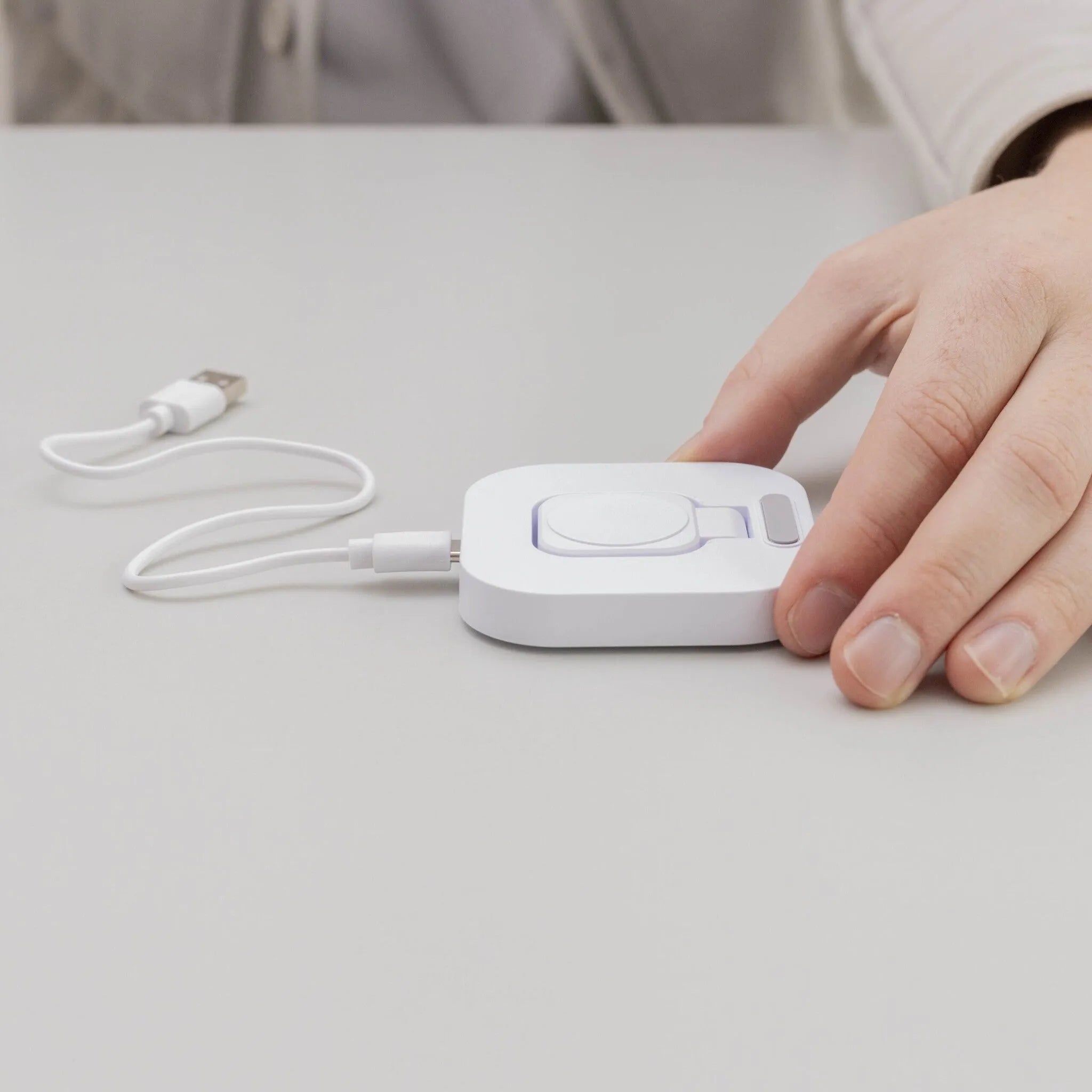 Mini cargador Apple Watch Portable (blanco)
