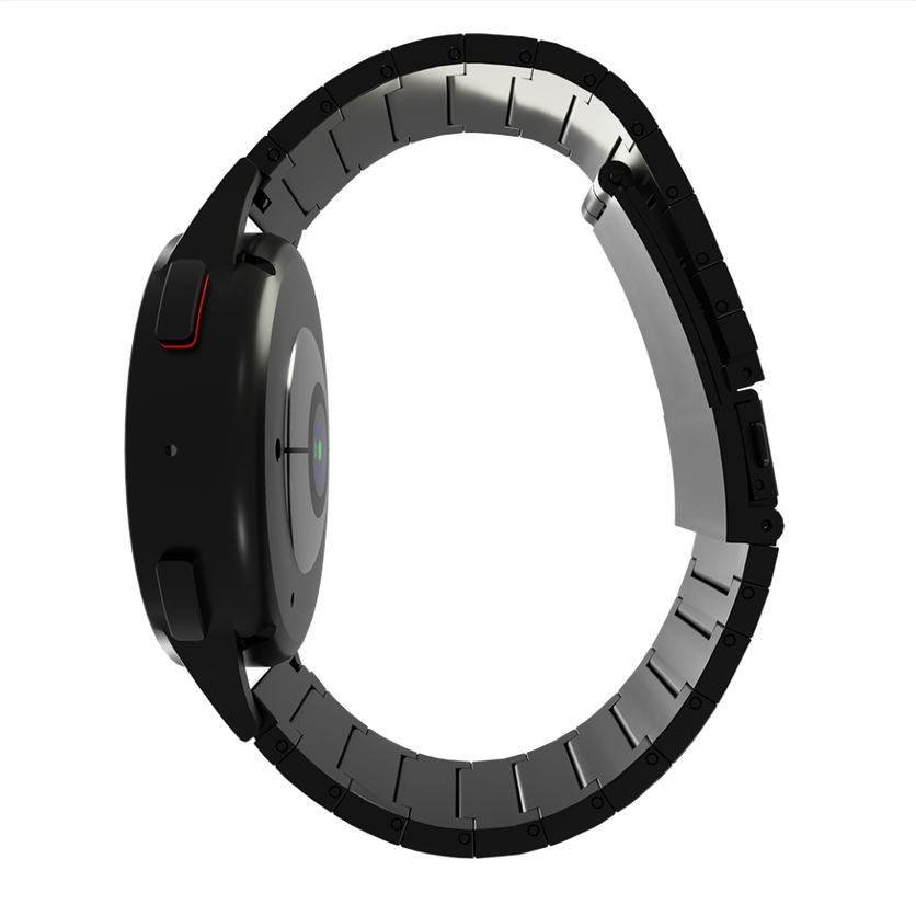 Correa titanio de luxe Huawei Watch 5 - 46mm (negro)