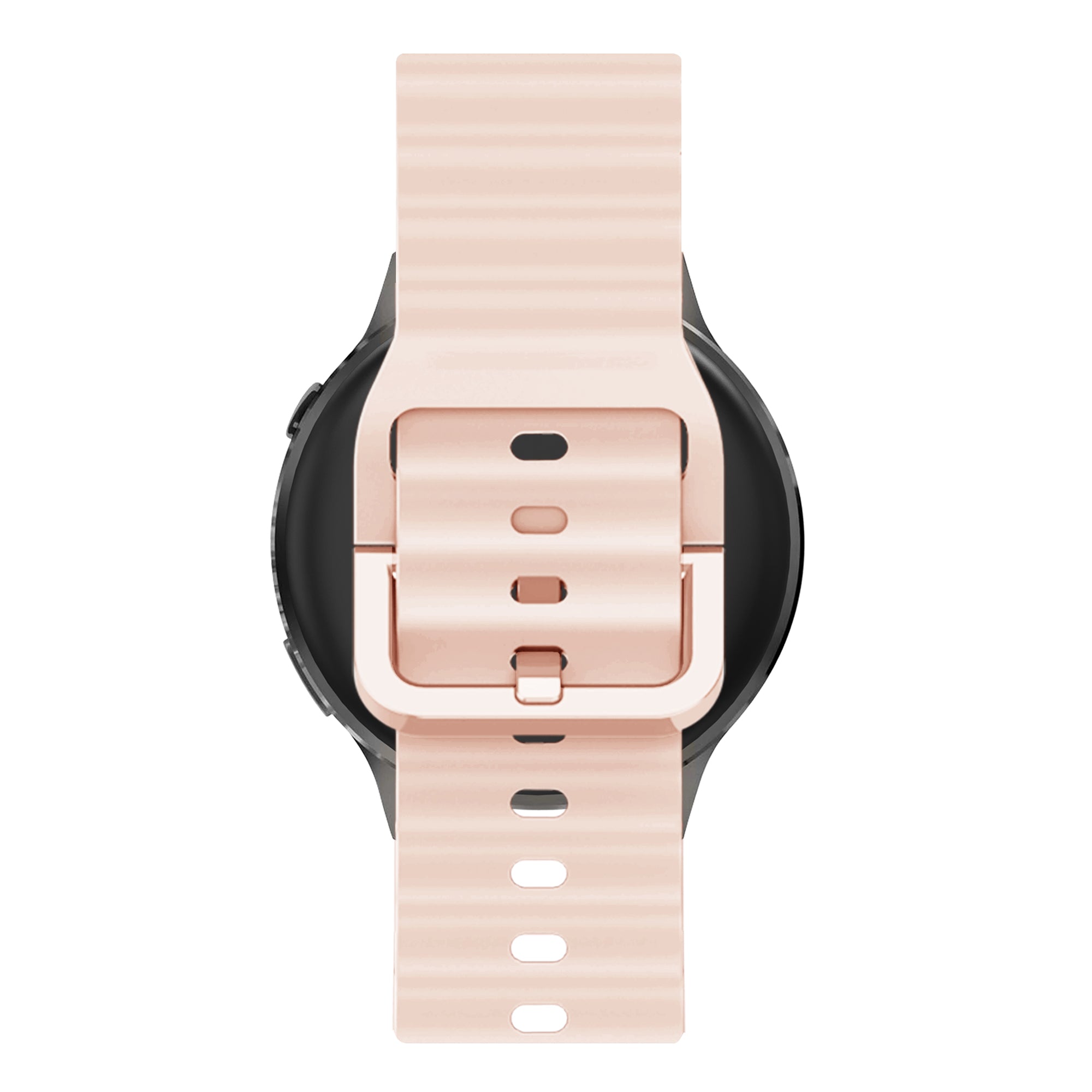 Bandz Garmin Forerunner 645 Silicone Strap 'Wave' (Light Pink)