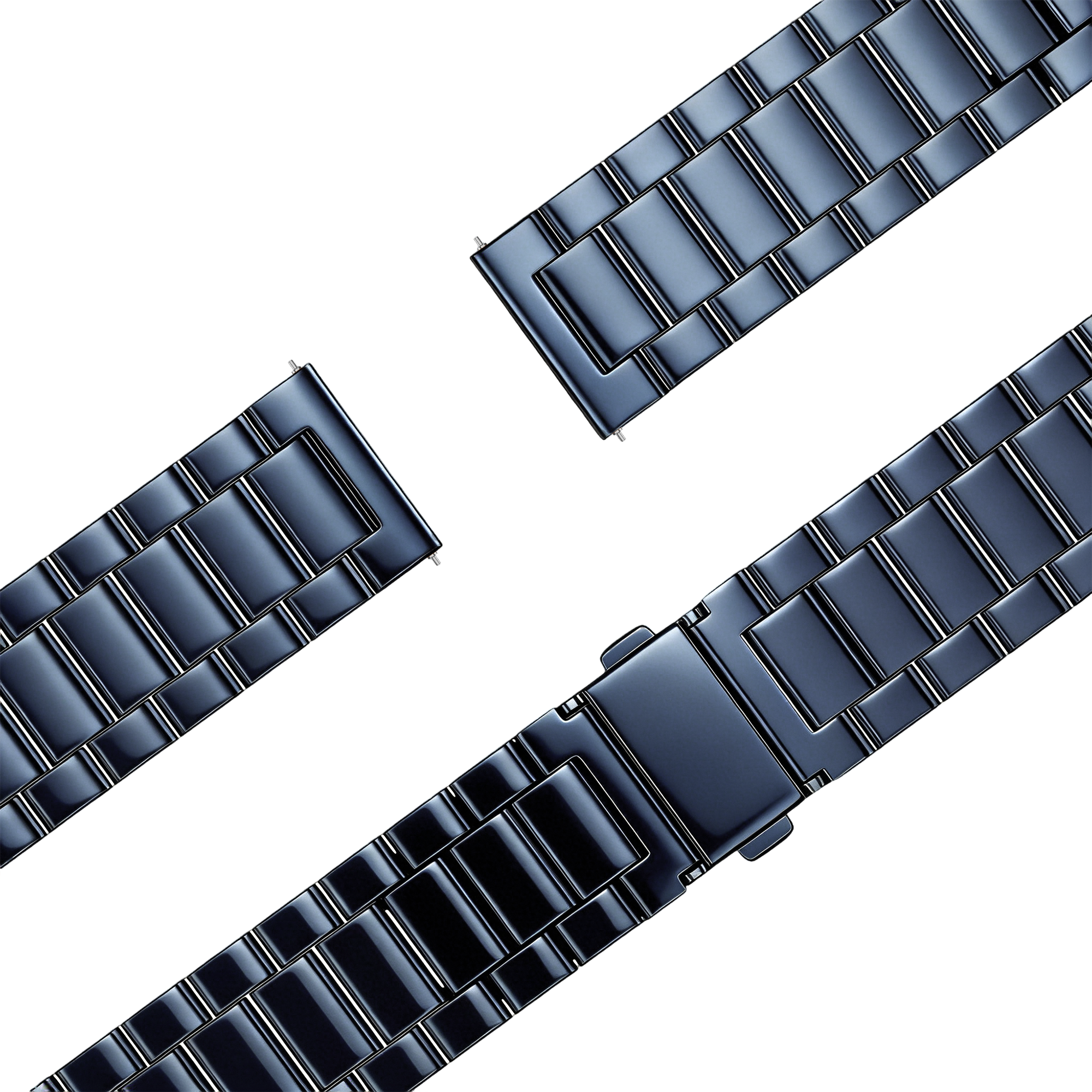 Bandz Garmin Forerunner 645 Steel Strap 'Classic' (Blue)