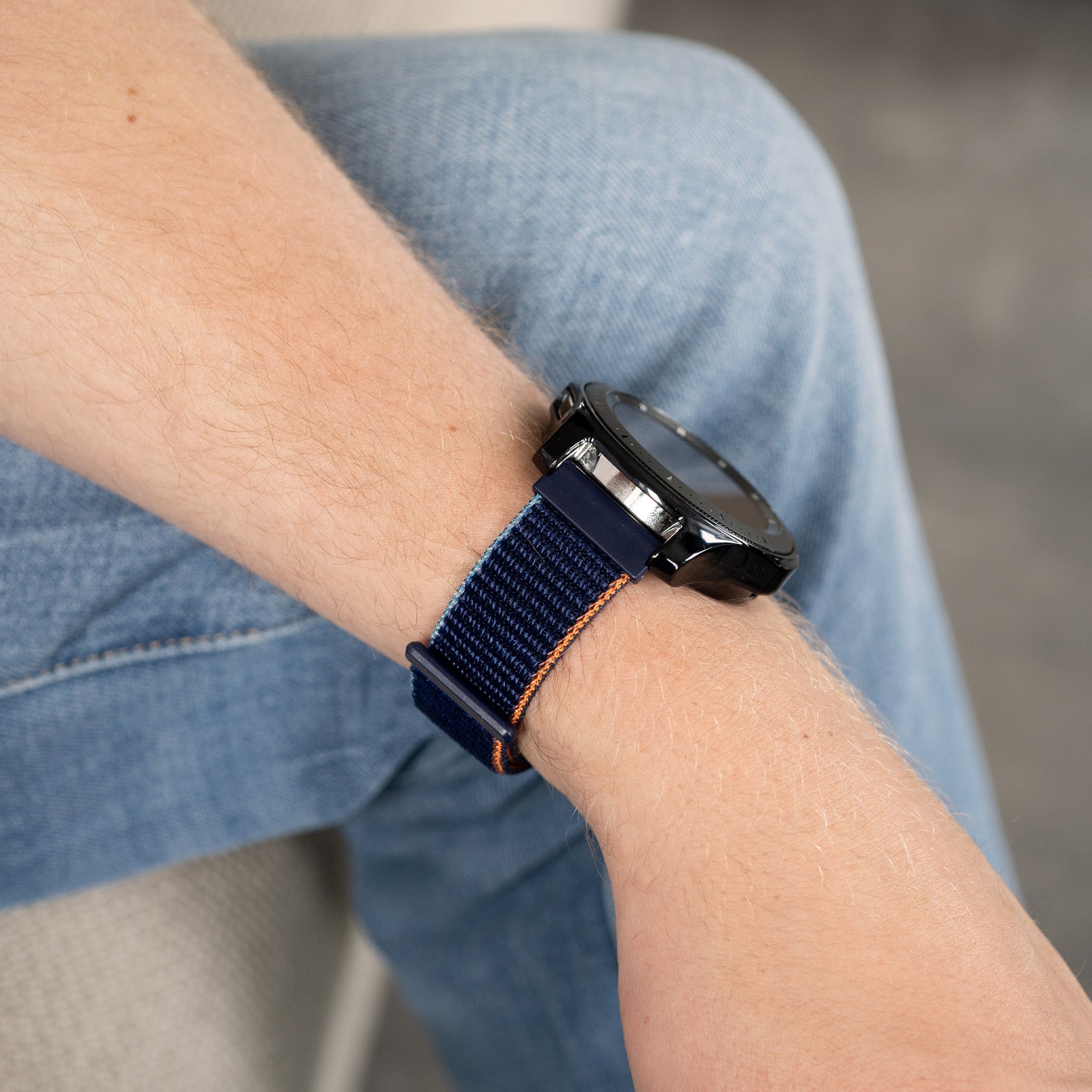 Amazfit Balance 2 Nylon Strap (Navy Blue)