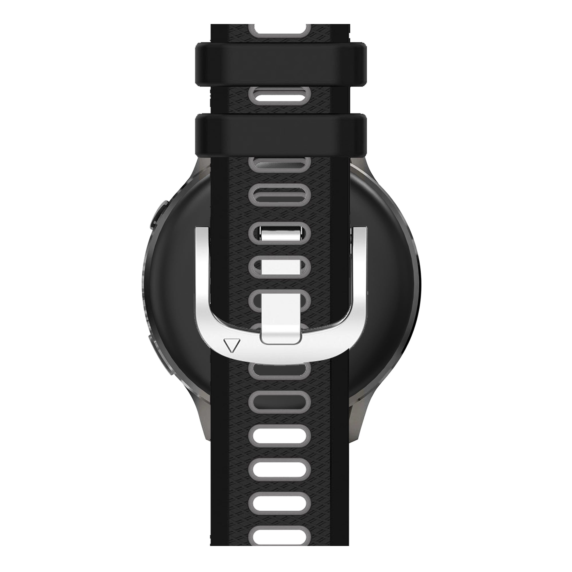 Bandz Garmin Forerunner 265s Sport Strap with Buckle (Black/Grey)