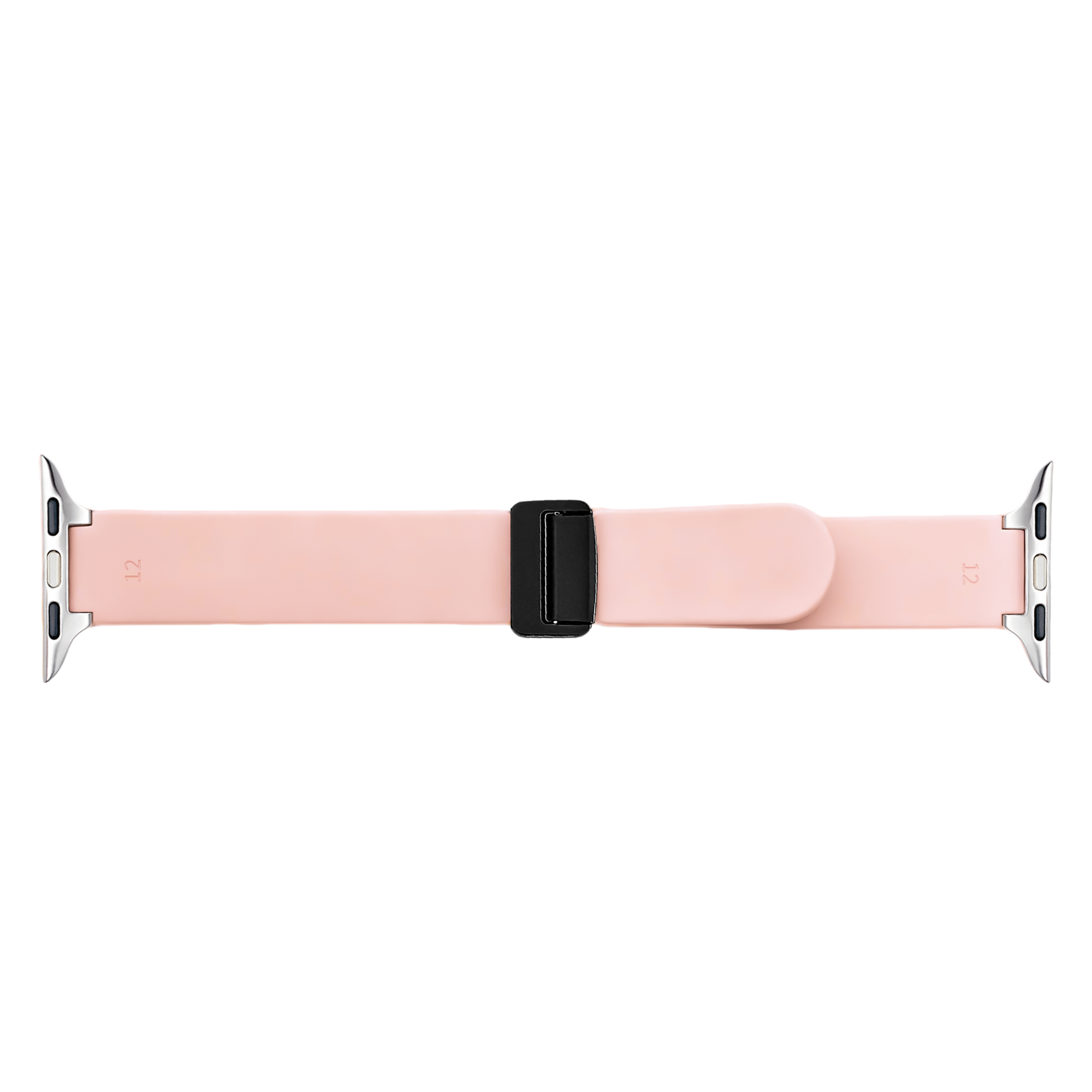 Correa silicona 'Diamond' con hebilla Apple Watch (rosa)