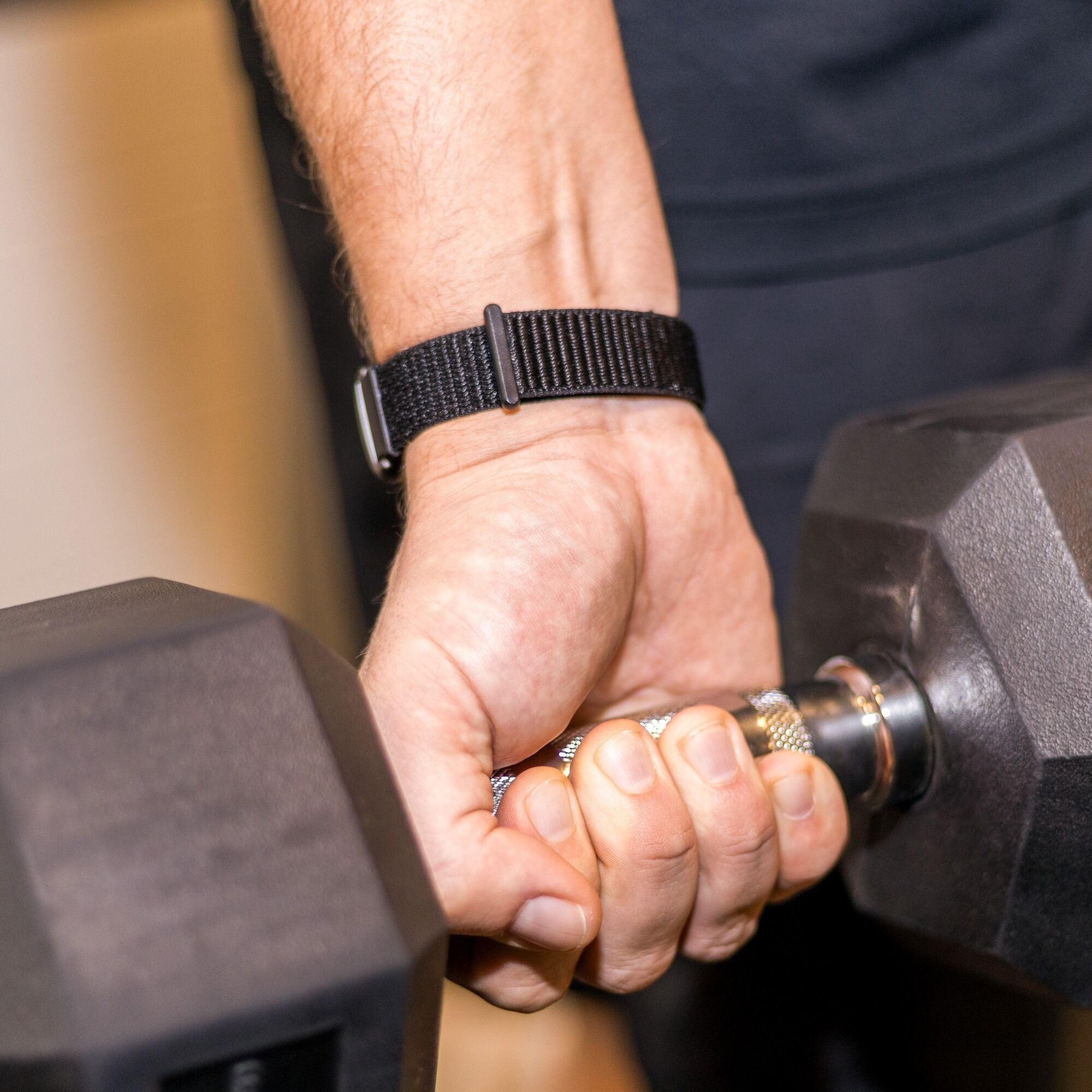 Fitbit Charge 5 Nylon Strap (Black)