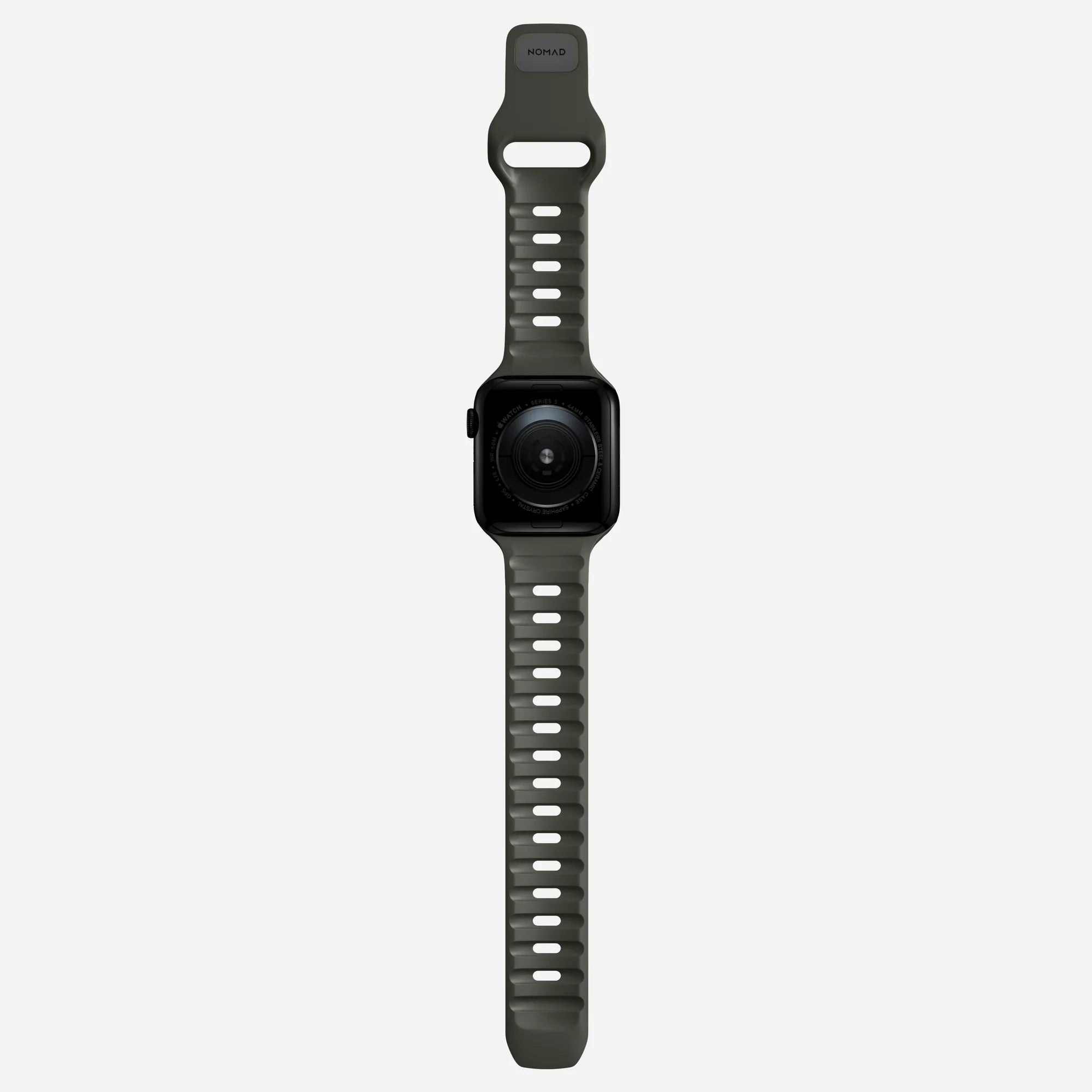 Nomad Sport Apple Watch Silikonarmband (Ash Green)