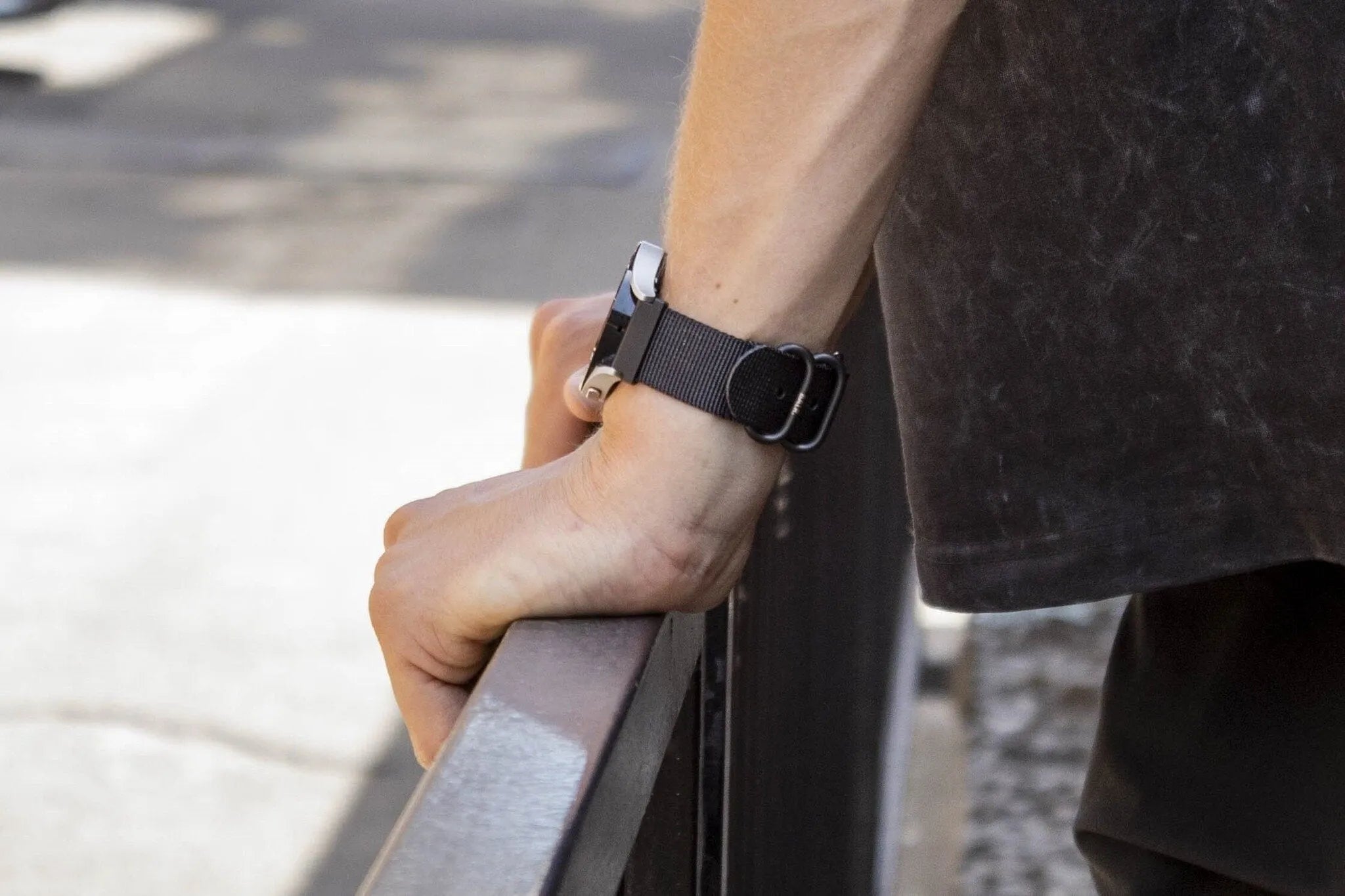 BALR Polar Unite Nylon Strap with Buckle (Black)