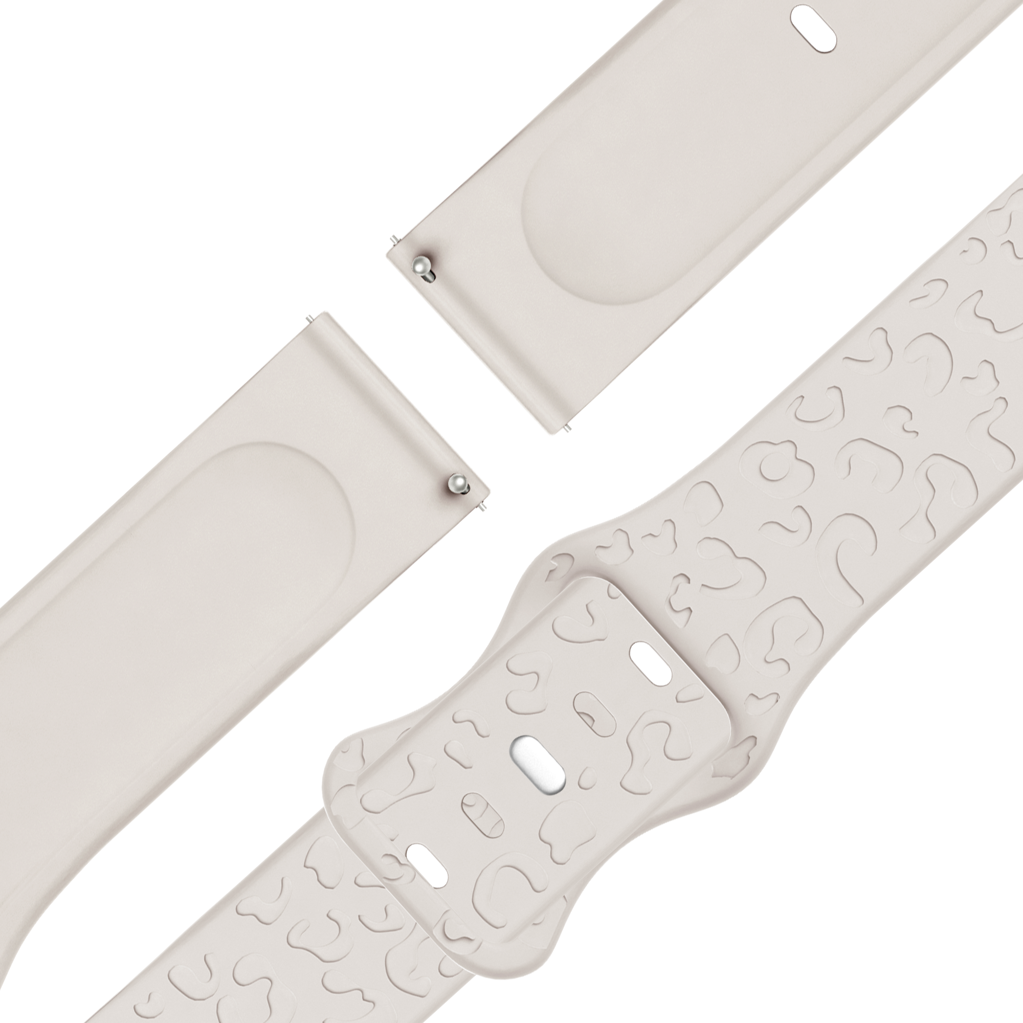 Bandz Garmin Forerunner 265s Silicone Strap 'Leopard' (Starlight)