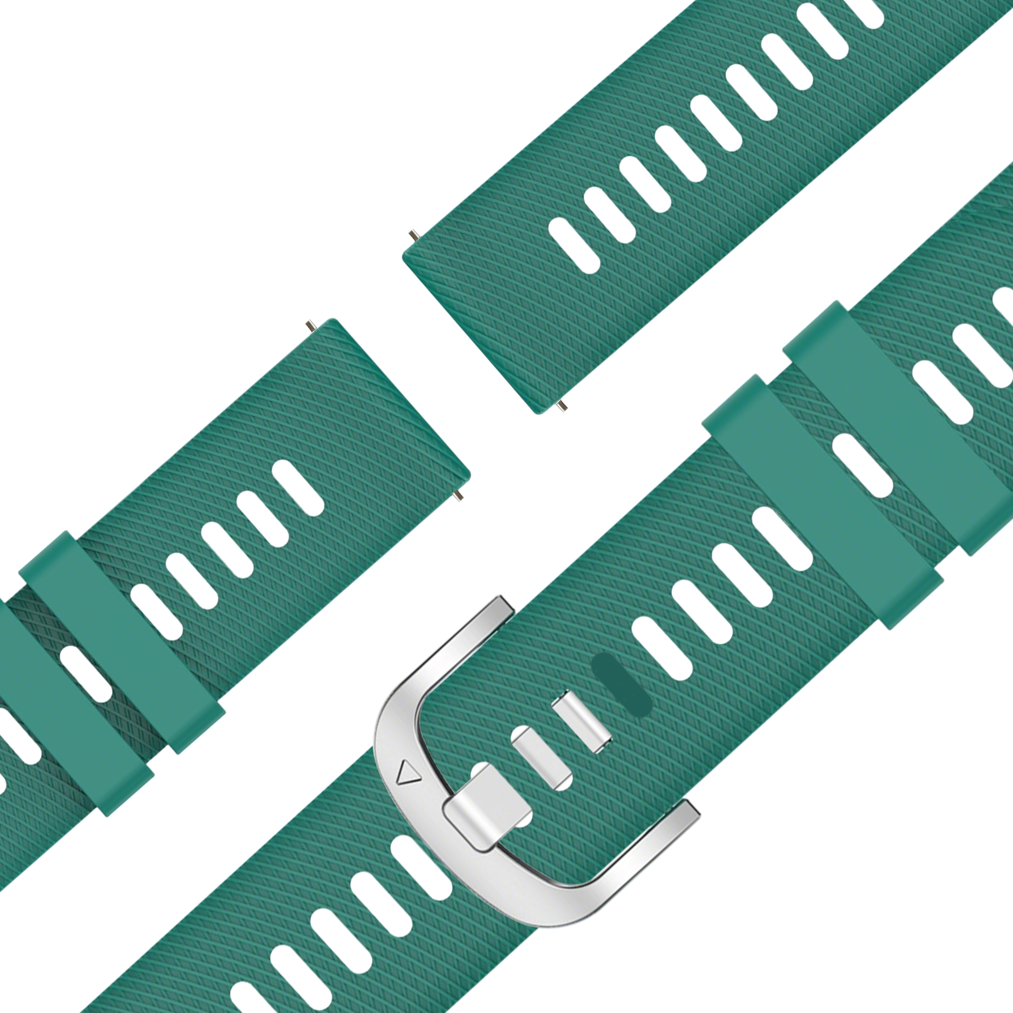 Bandz Garmin Forerunner 265s Silicone Strap 'Deluxe' (Viridian)