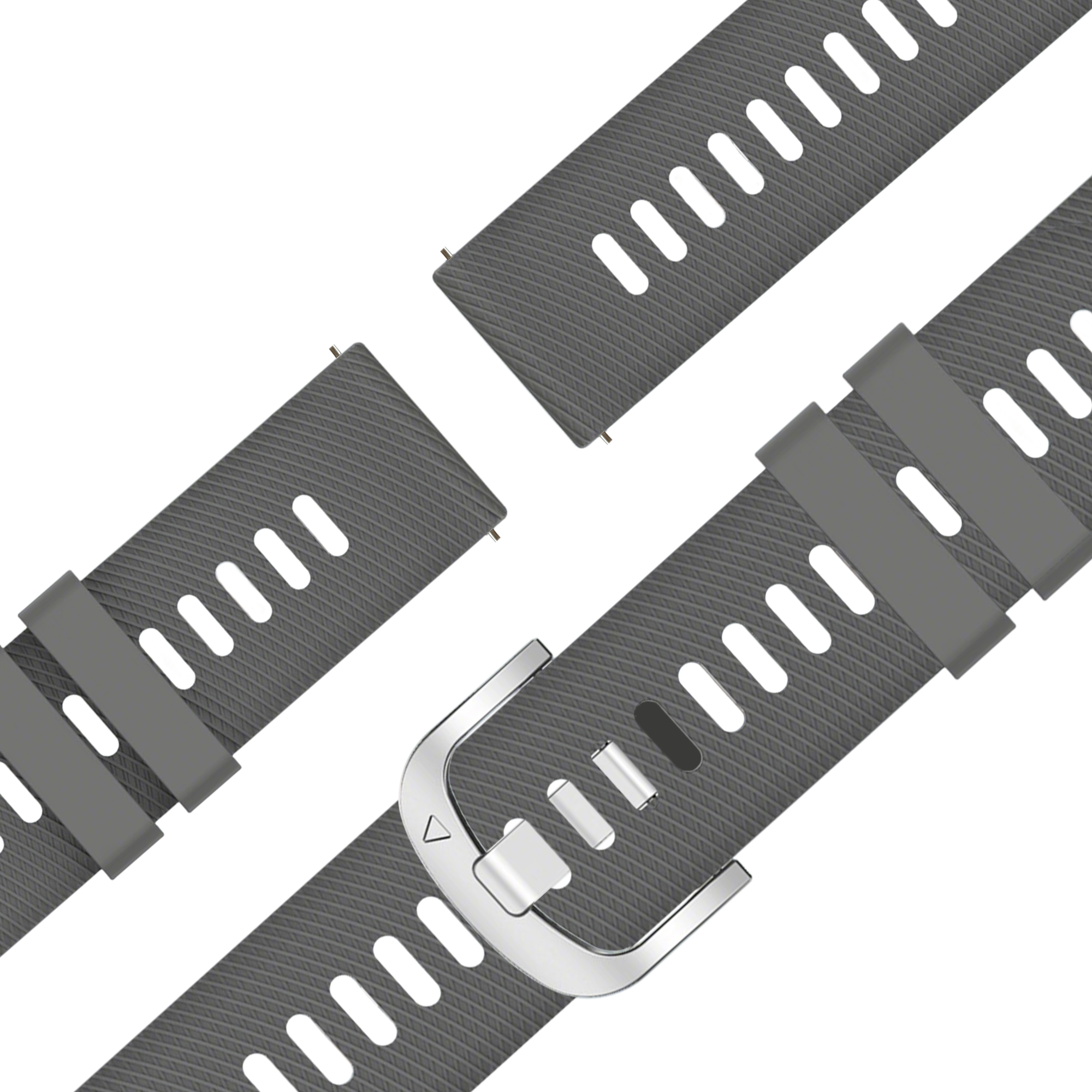 Bandz Garmin Forerunner 265s Silicone Strap 'Deluxe' (Dark Grey)