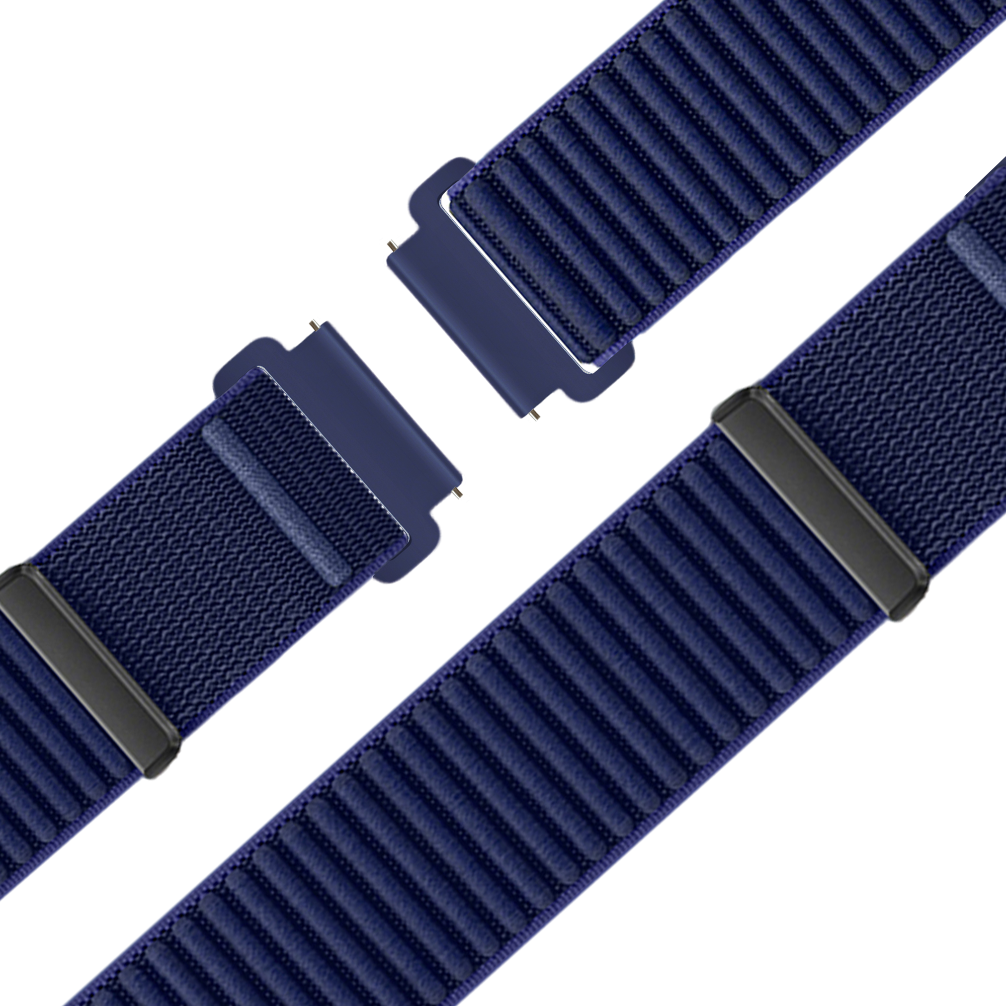 Bandz Garmin Venu 2s Nylon Strap 'Wave' (Dark Blue)