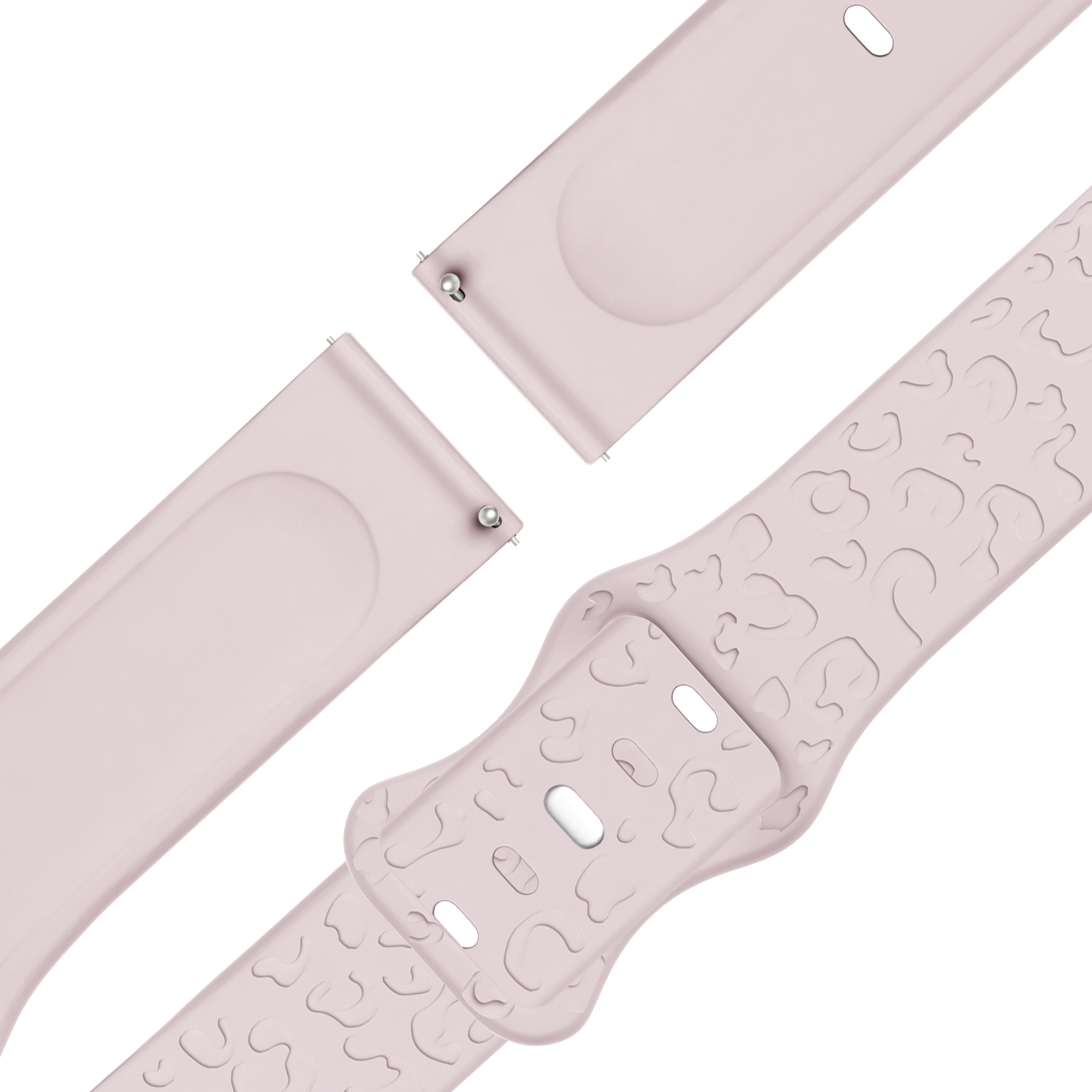 Bandz Garmin Forerunner 265s Silicone Strap 'Leopard' (Pink)