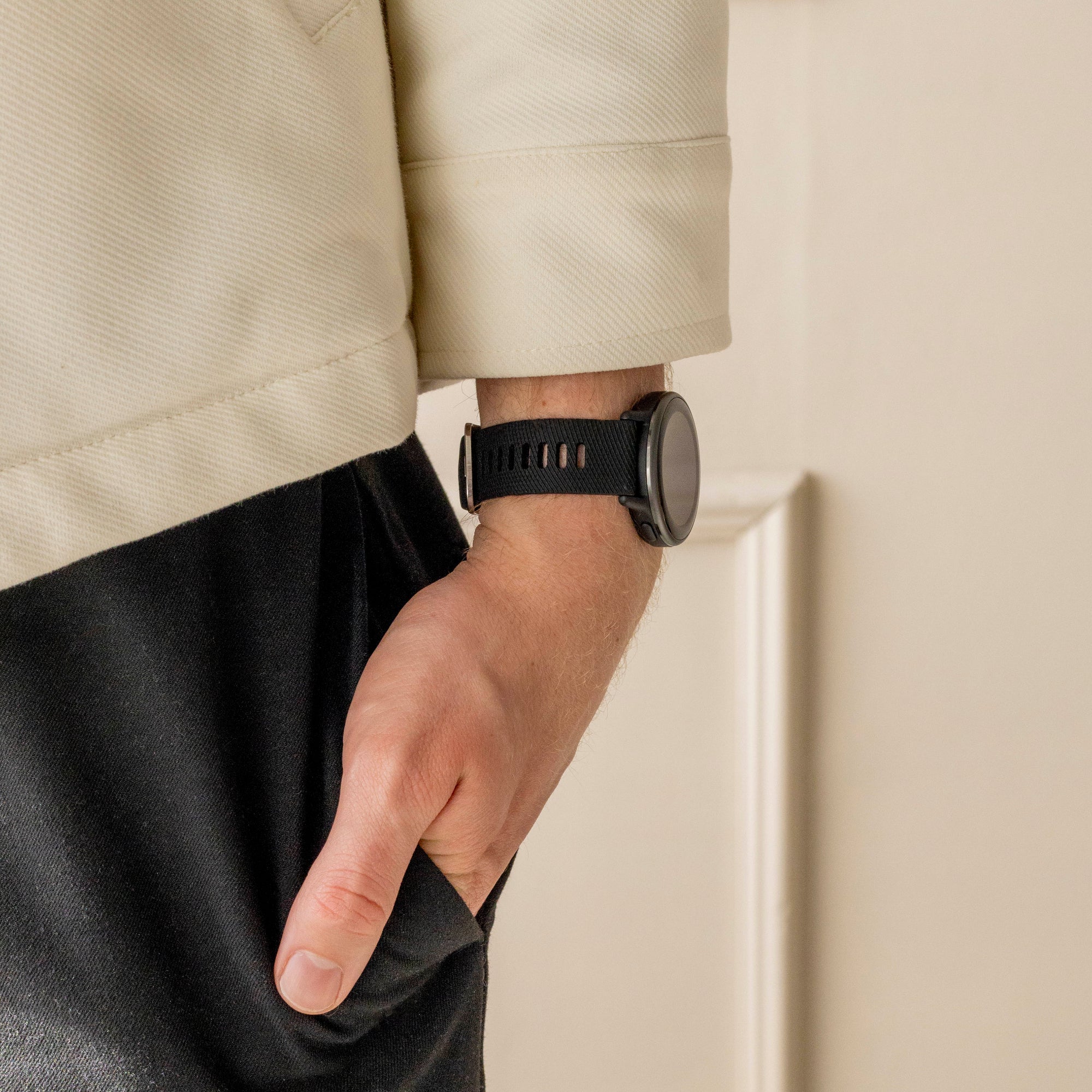 Correa silicona Garmin Venu 4 - 45mm (negro)