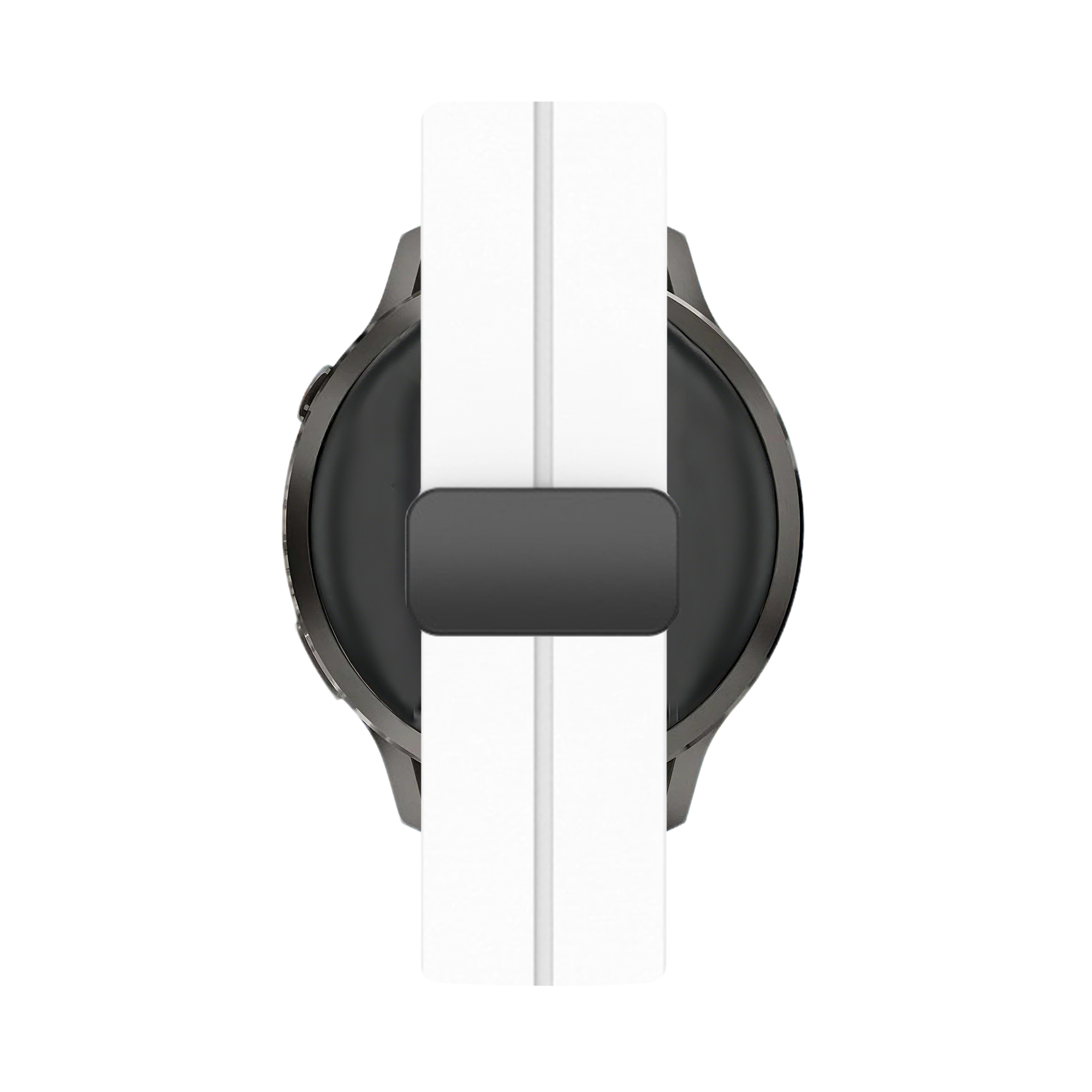 Bandz Garmin Bounce 2 D-Buckle Silicone Strap (White)