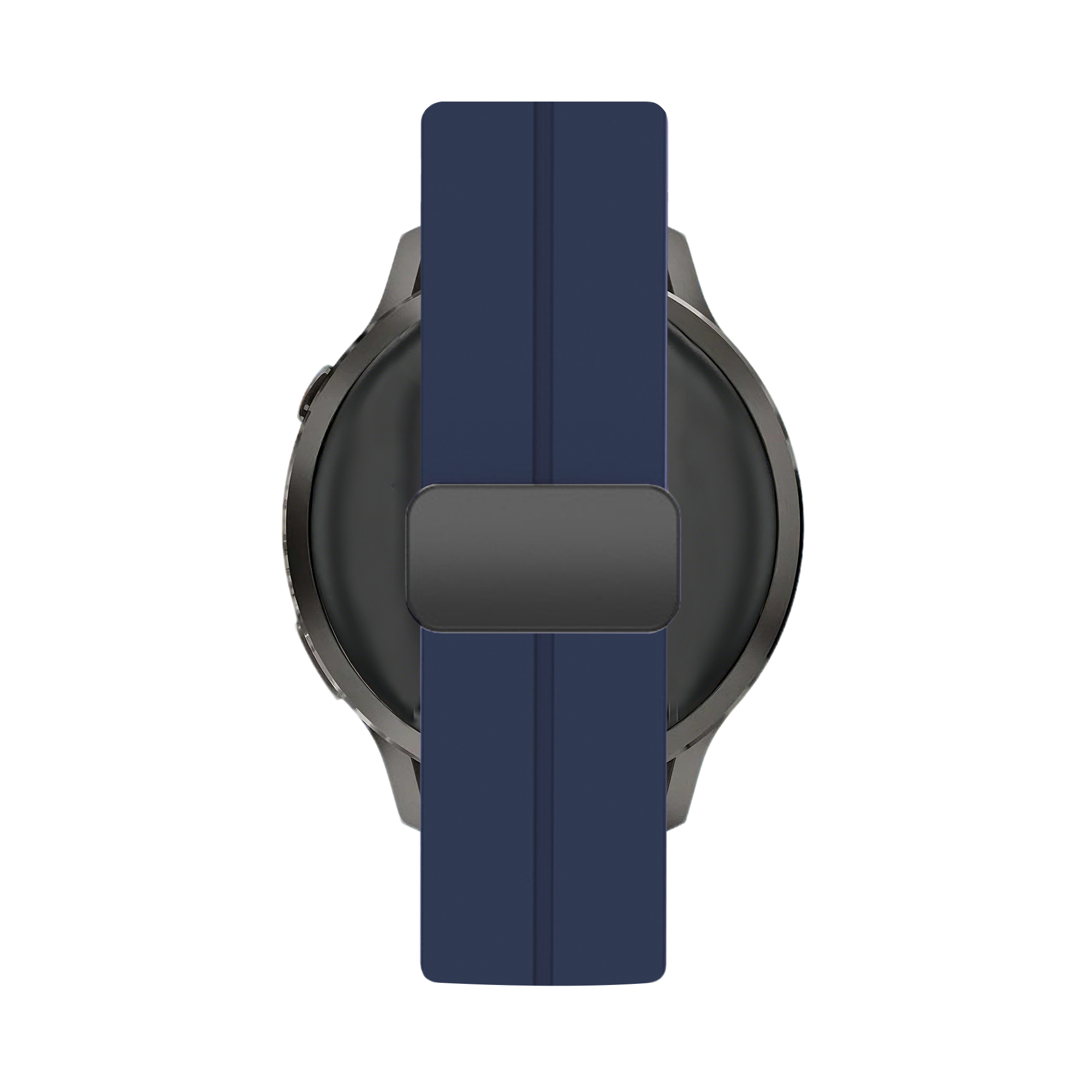 Bandz Garmin Bounce 2 D-Buckle Silicone Strap (Dark Blue)