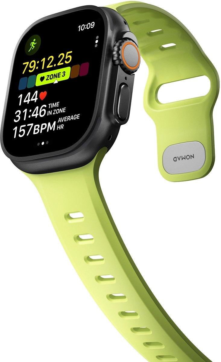 Nomad Apple Watch Silicone Tempo Strap (Lime)