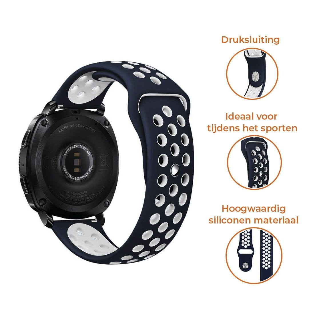 Suunto 9 Peak Sports Armband (blau/weiß)