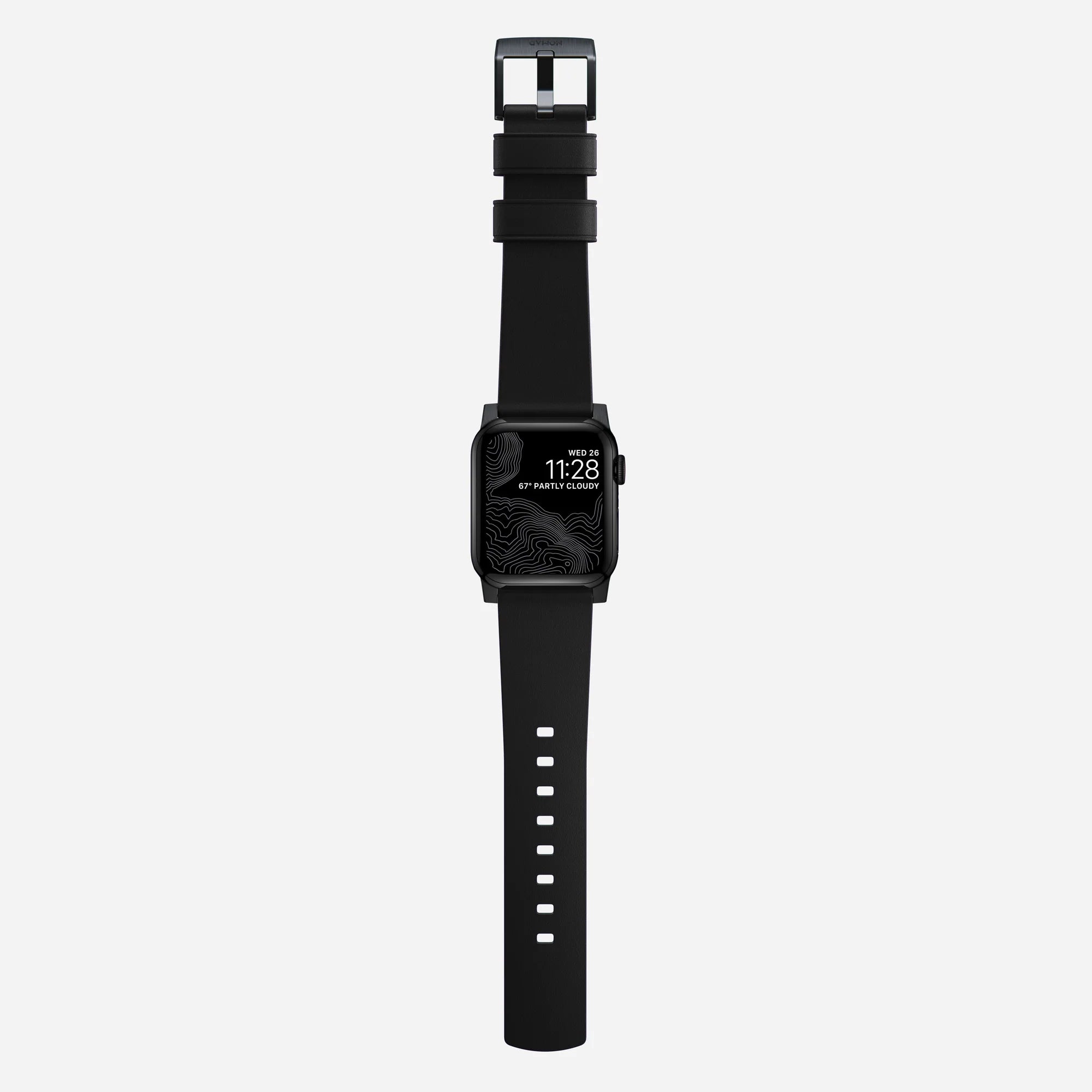 Nomad Active Pro Apple Watch Hybrid-Armband (Schwarz)