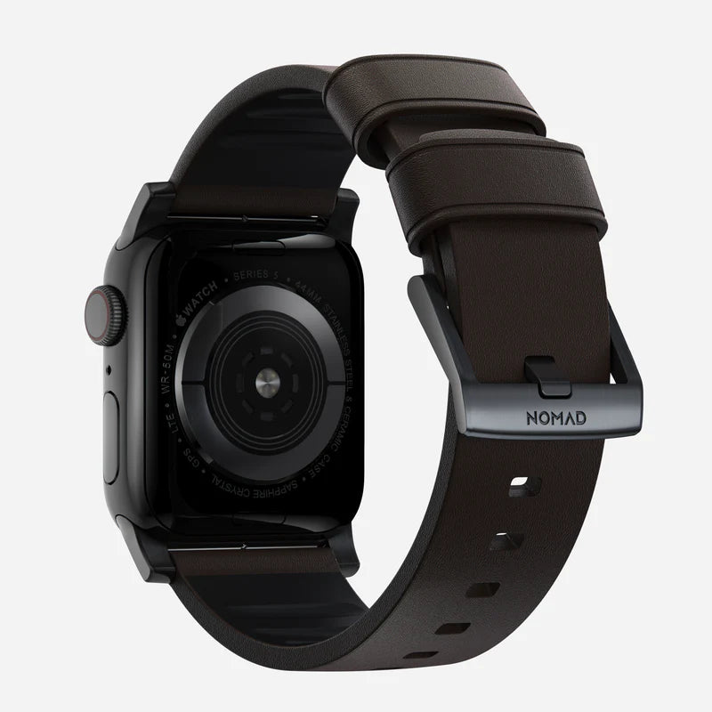 Nomad Active Pro Apple Watch Hybrid-Armband (Braun/Schwarz)
