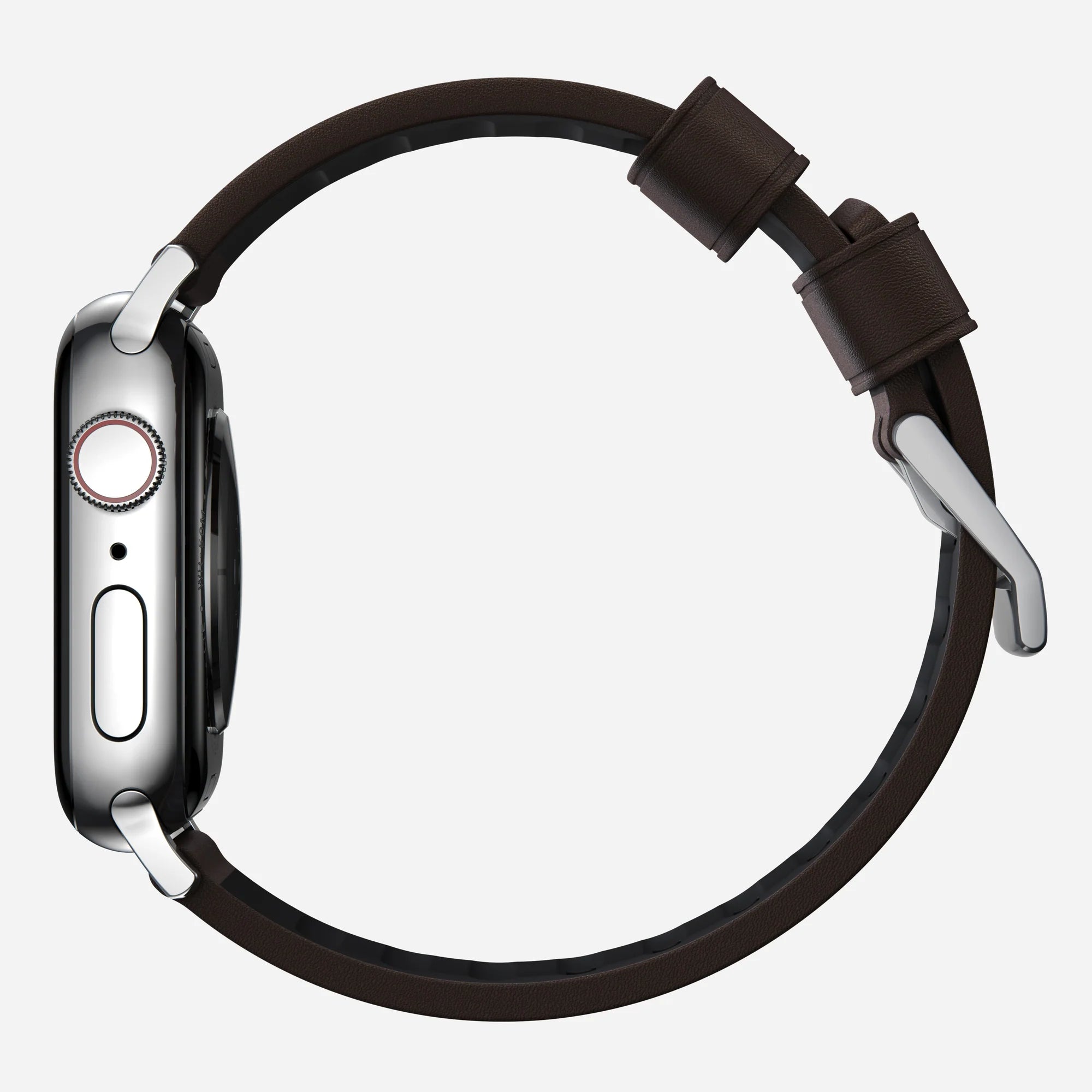 Nomad Active Pro Apple Watch Hybrid-Armband (Braun/Silber)