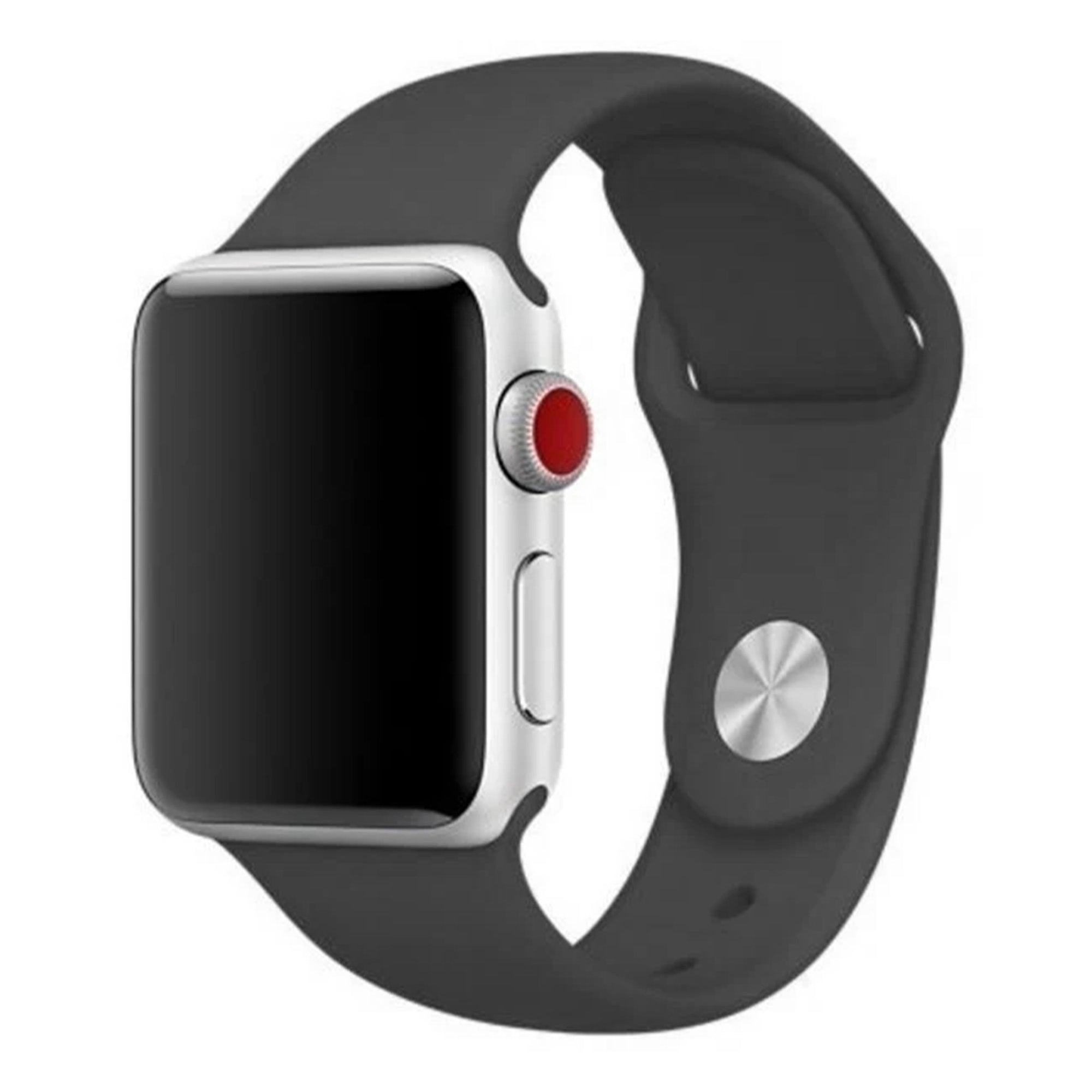 Apple Watch Silicone Strap (Black)
