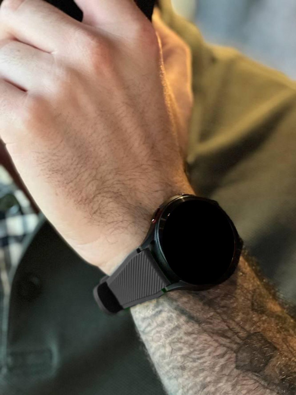 OnePlus Watch Silicone Strap Perfect Fit (Black)