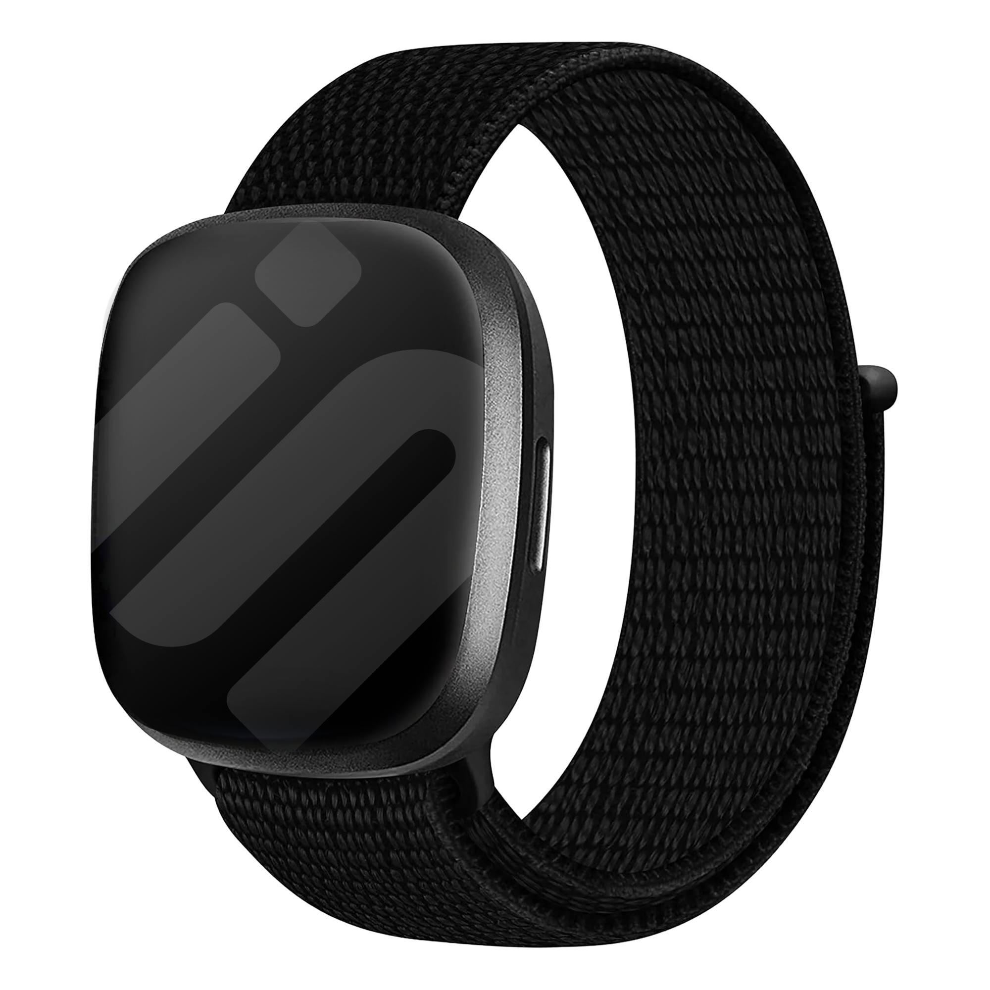 Fitbit Versa 3 Nylon Strap (Black)