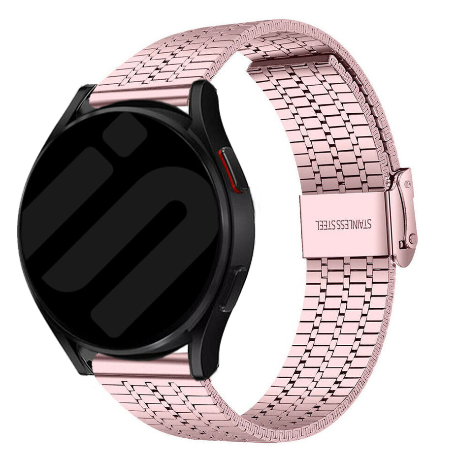 Coros Pace 2 Fine Steel Strap (Rose Pink)