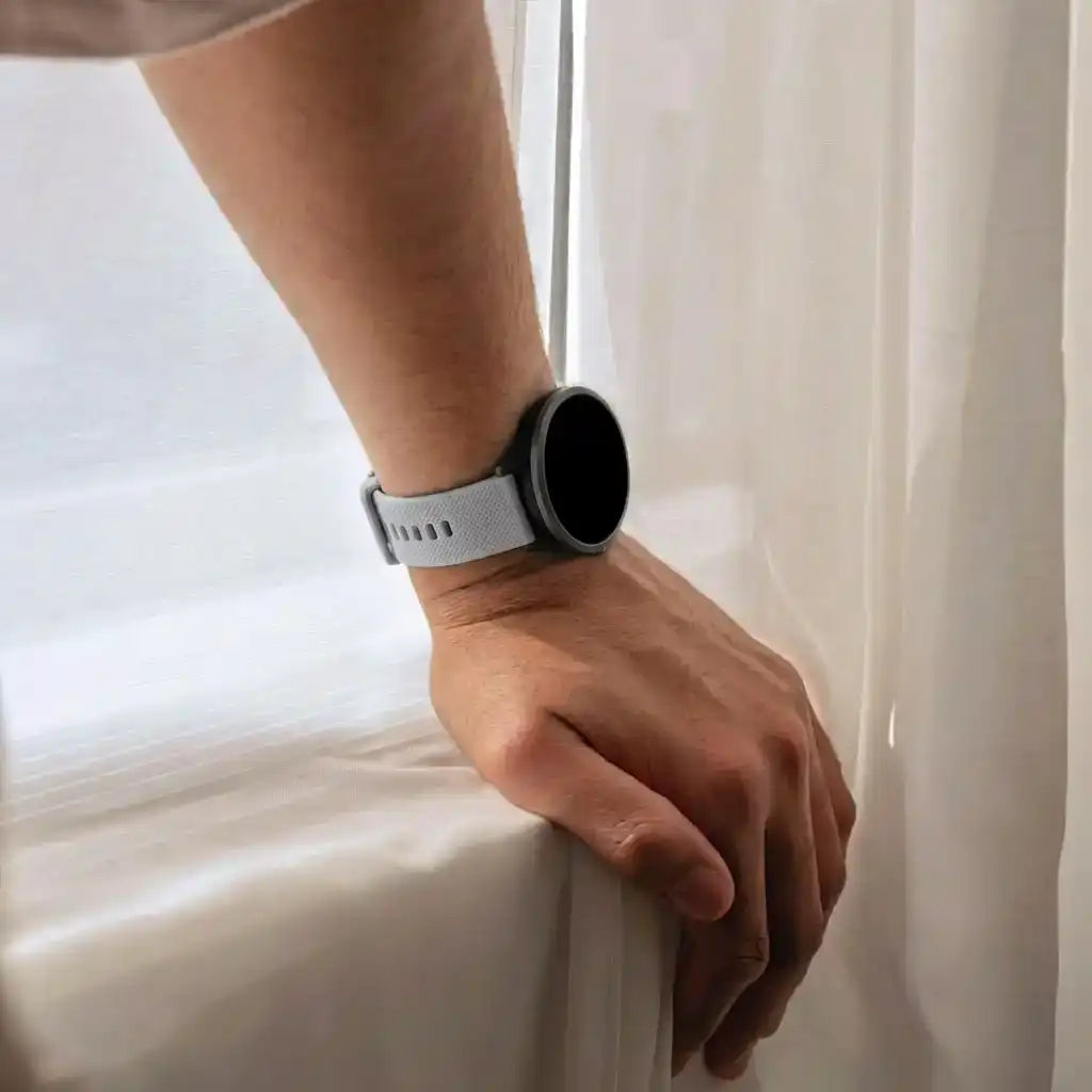 Watch Strap Premium Silicone 20mm - Quick Release (Grey)