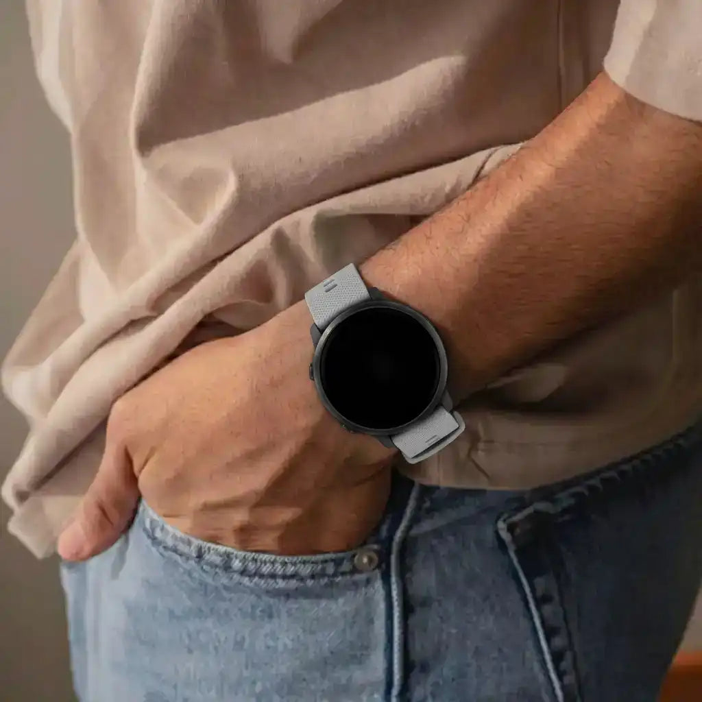 Watch Strap Premium Silicone 20mm - Quick Release (Grey)