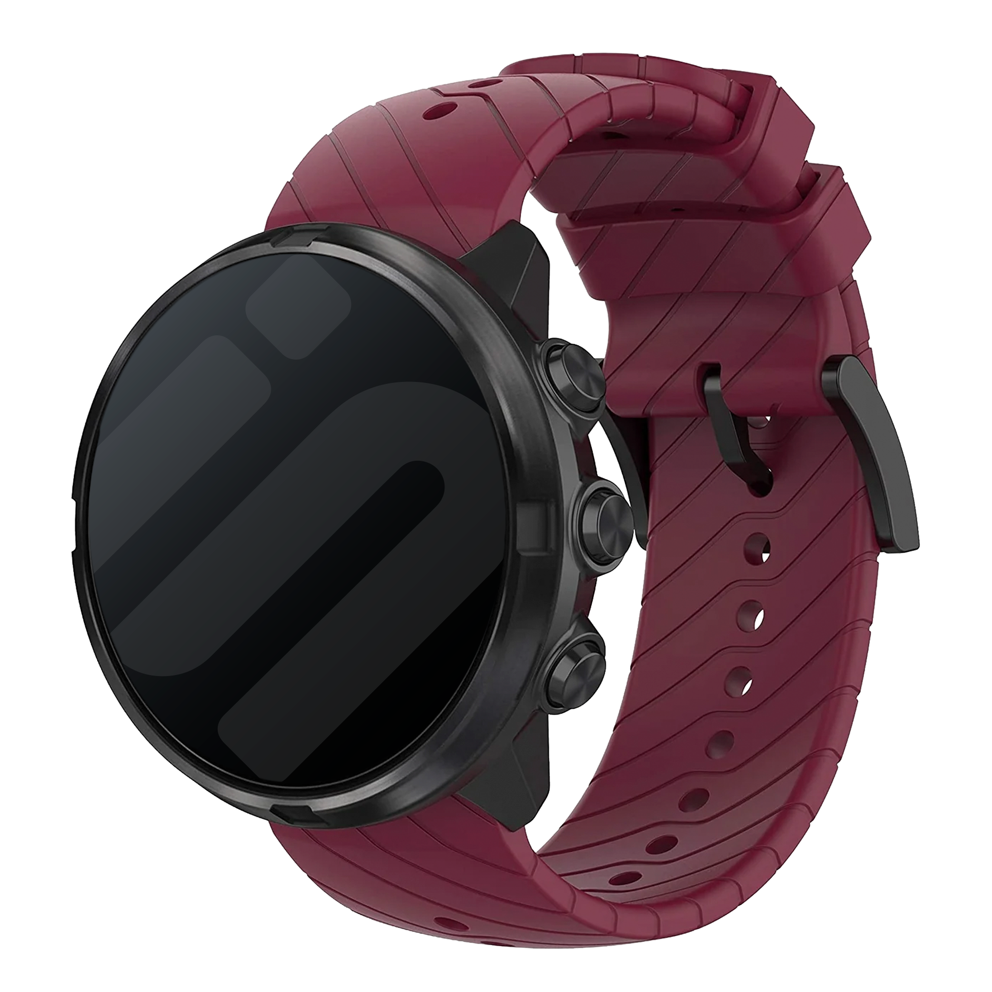 Suunto 9 (Baro) Silicone Strap (Burgundy)