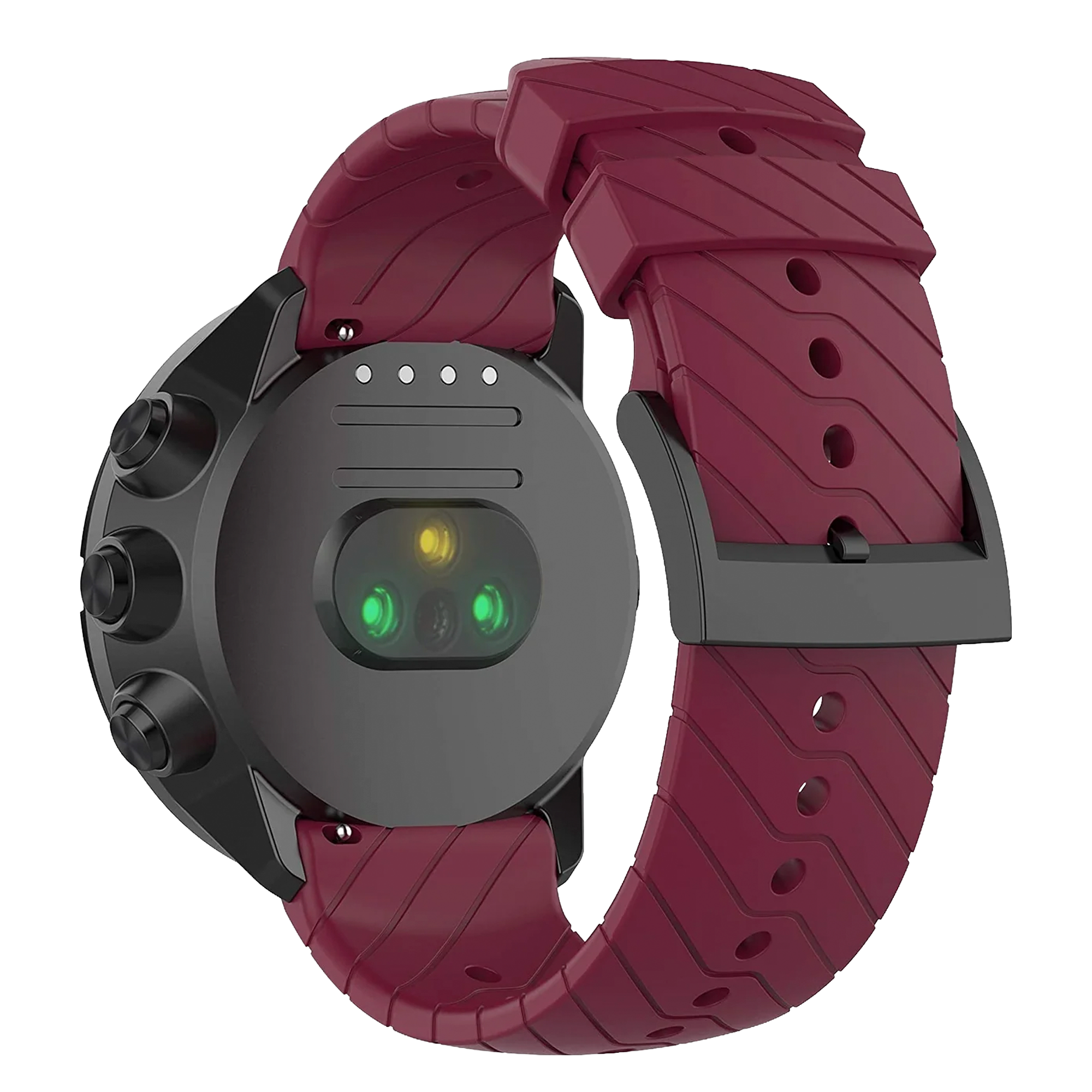 Suunto 9 (Baro) Silicone Strap (Burgundy)