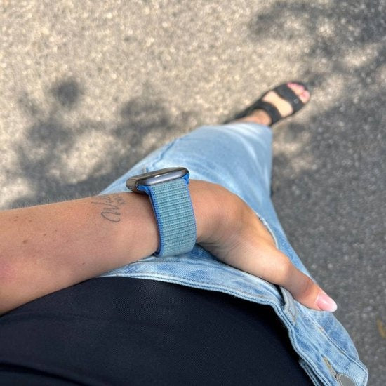 Apple Watch Nylonarmband (Blau)