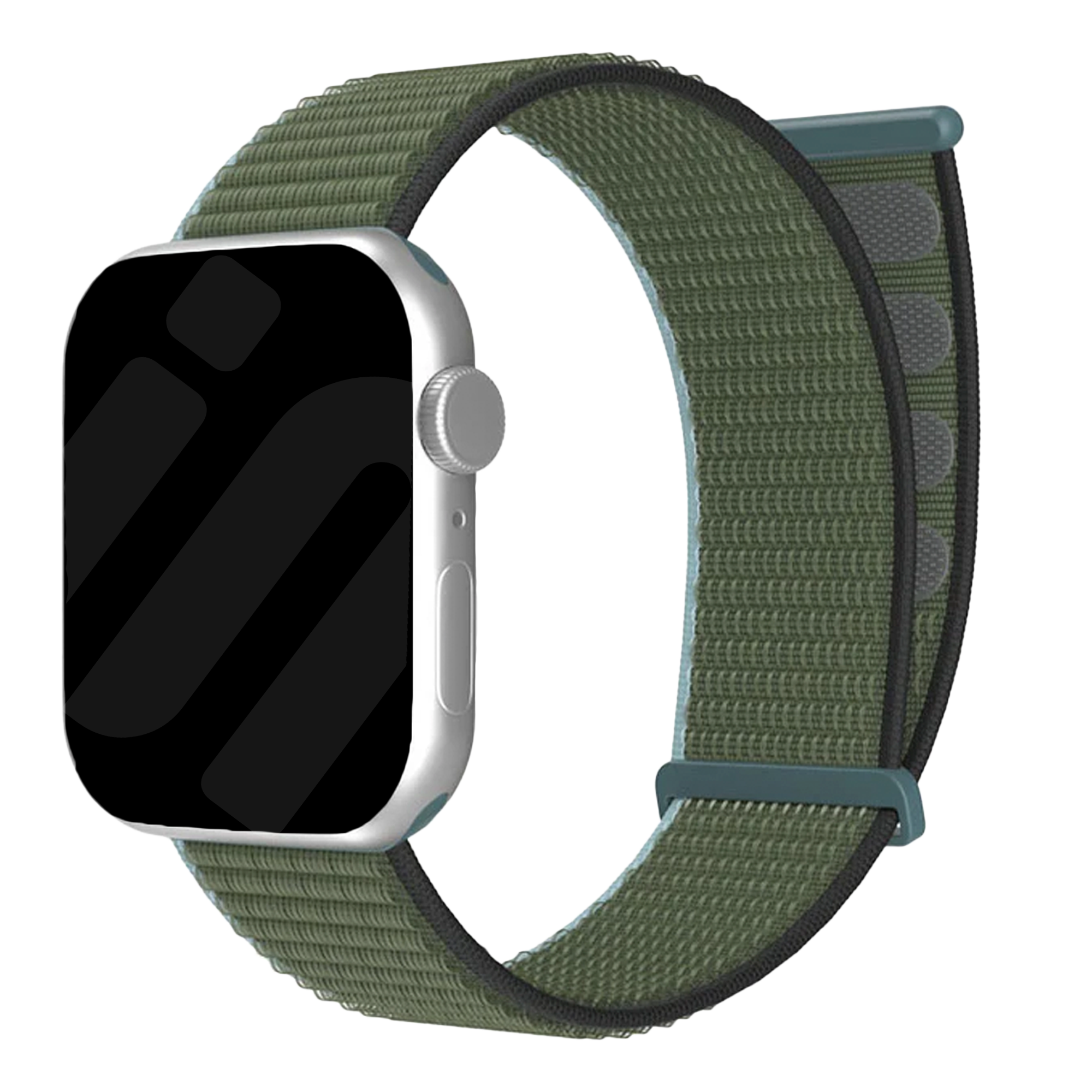 Apple Watch Nylon Loop Strap (Olive Green)