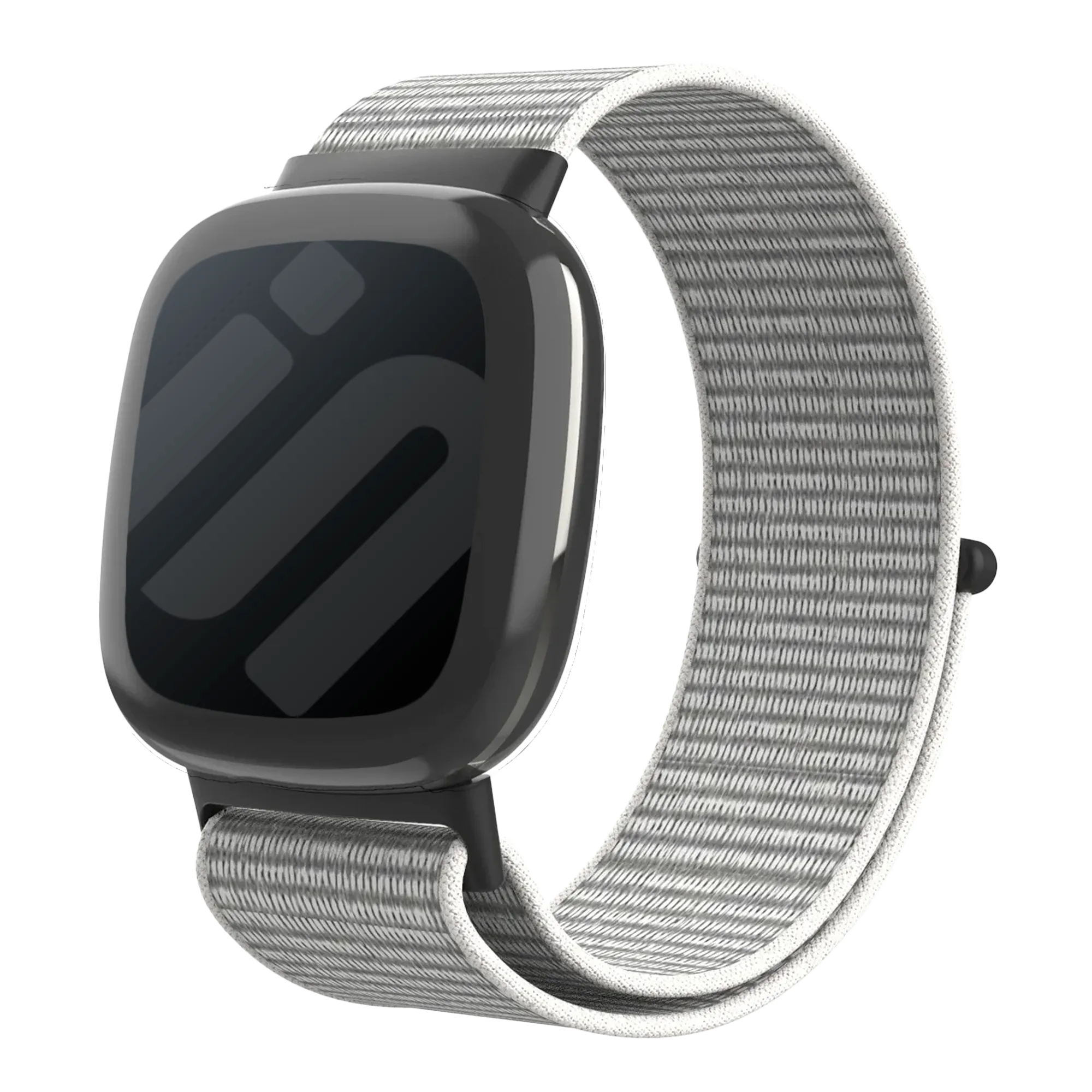 Bracelet nylon Fitbit Versa 4 (gris)