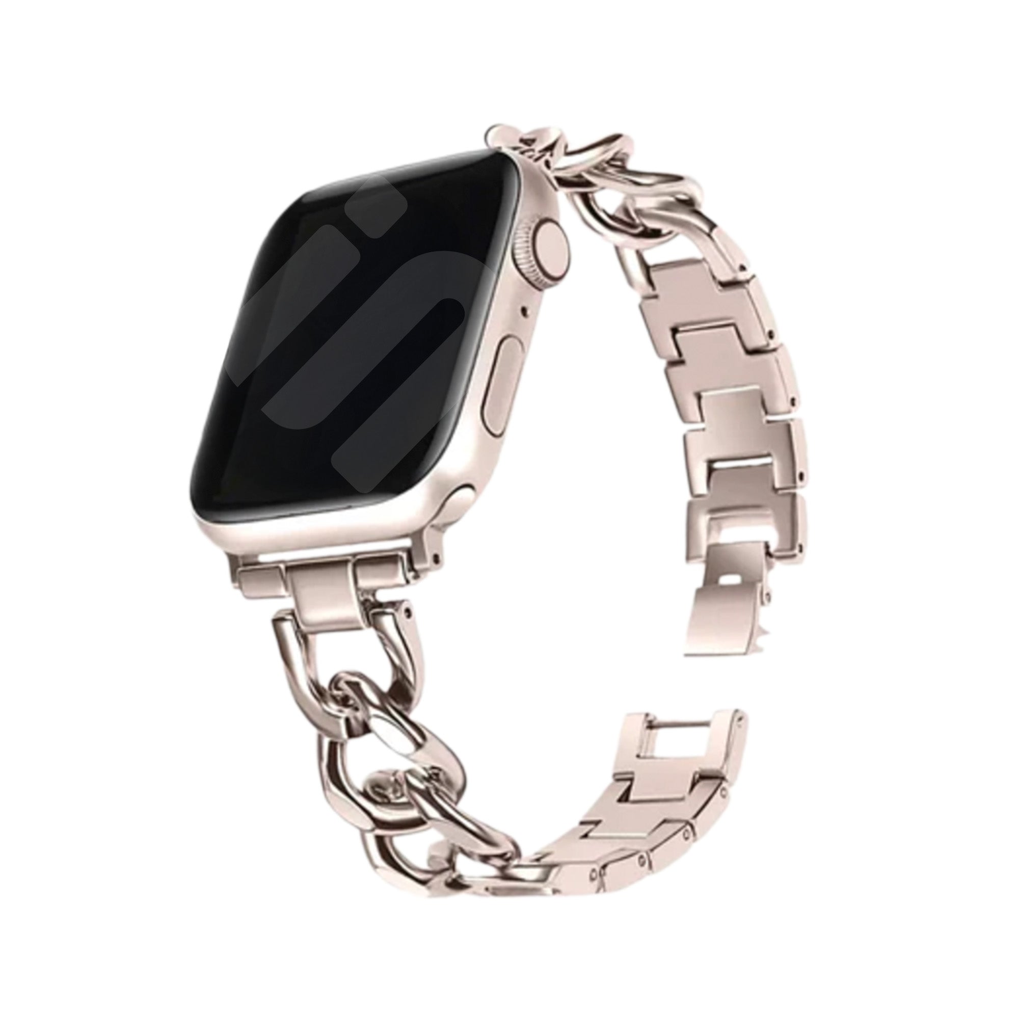 Apple Watch Steel Chain Strap (Starlight)