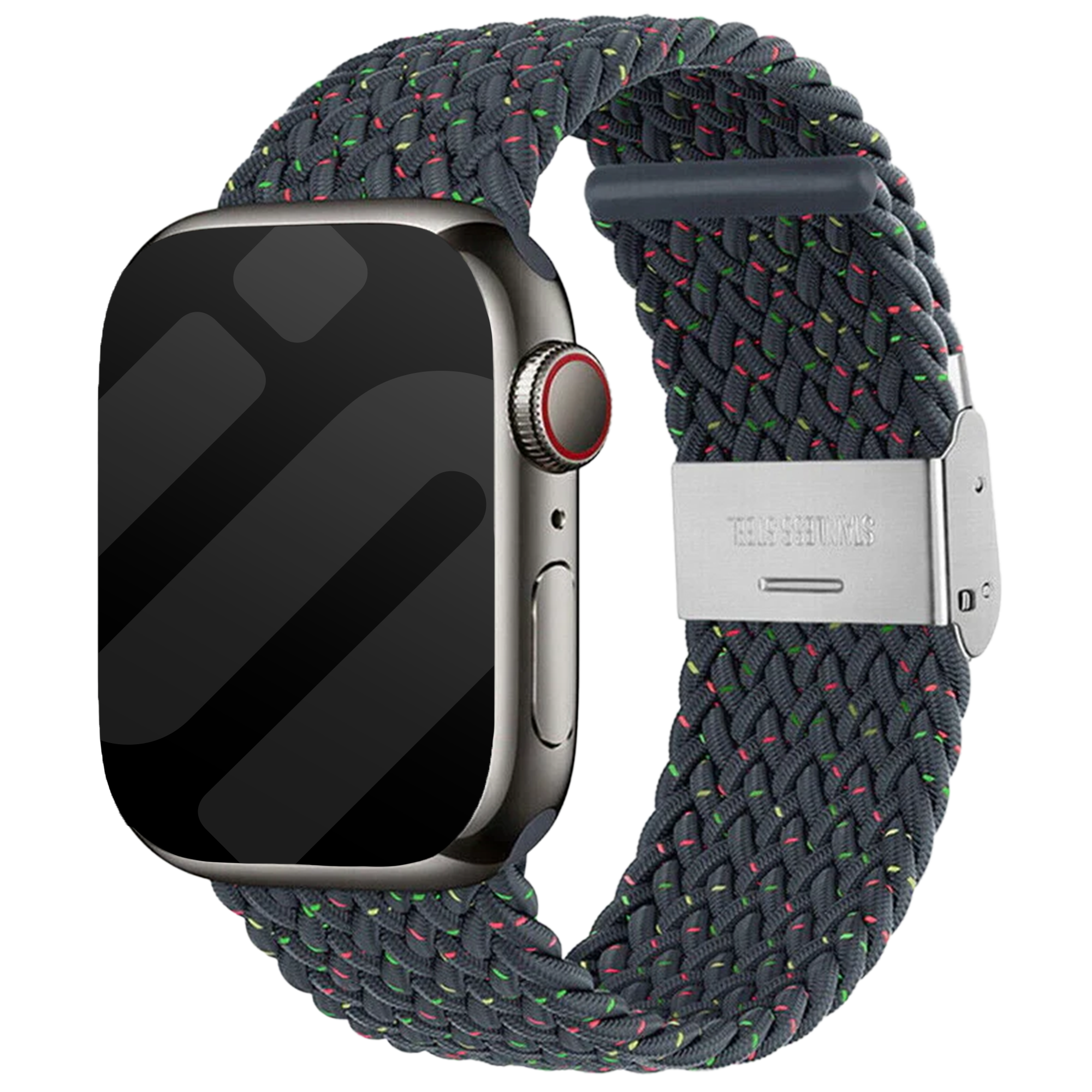 Apple Watch Braided Strap (Blue-Gray-Mix)