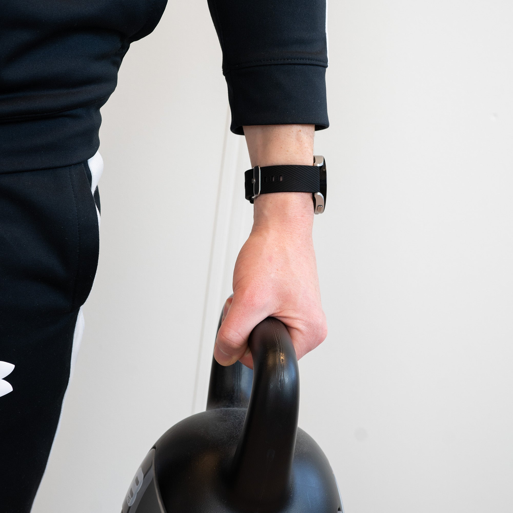 Bandz Suunto 9 Peak Pro Silikonarmband 'Deluxe' (Schwarz)