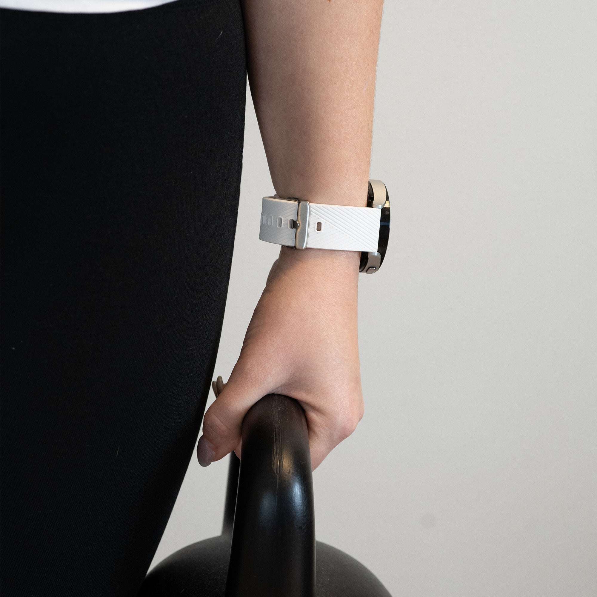 Bandz Amazfit Bip 6 Silicone Strap 'Deluxe' (White)