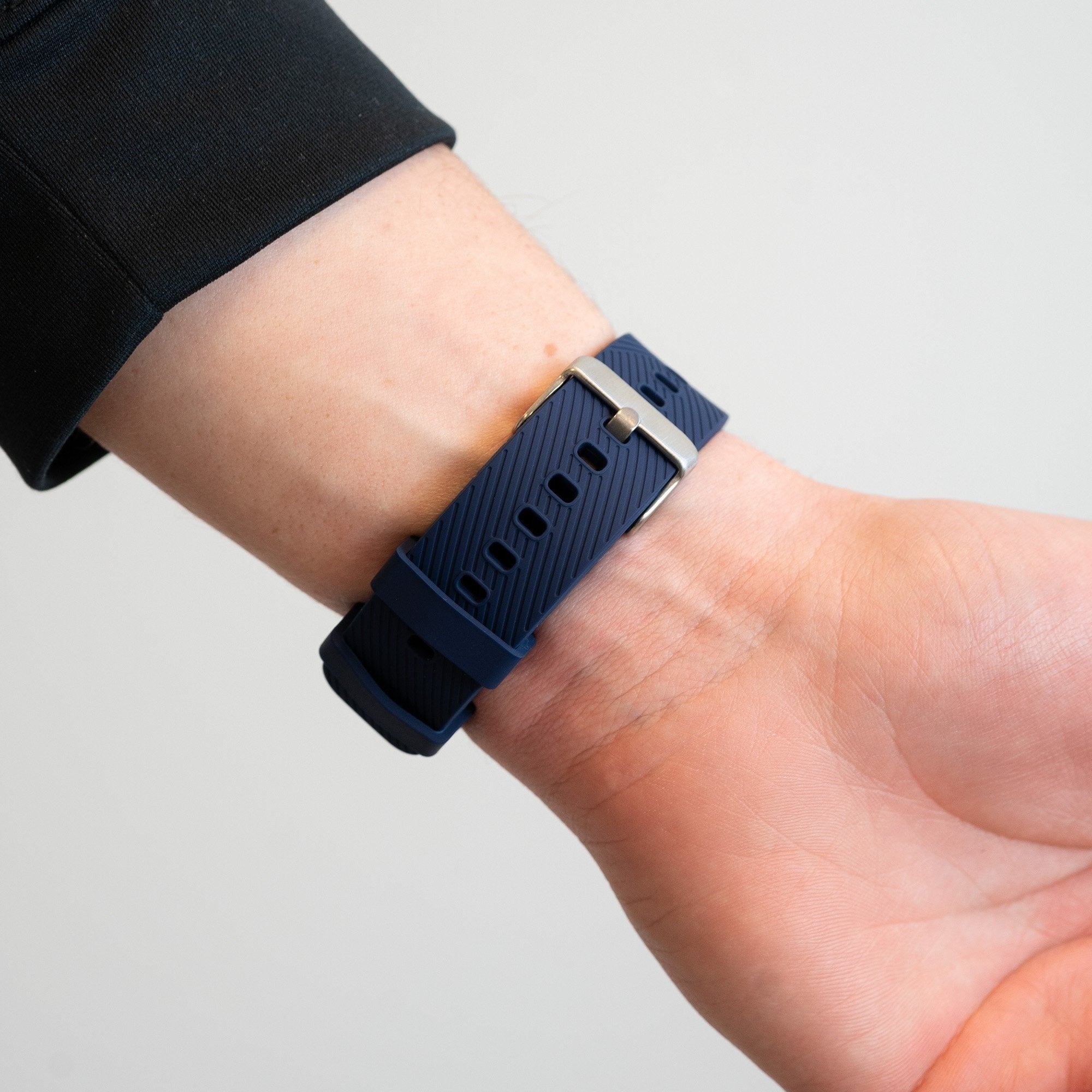 Bandz Correa silicona 'Deluxe' Coros Apex 42mm (azul oscuro)