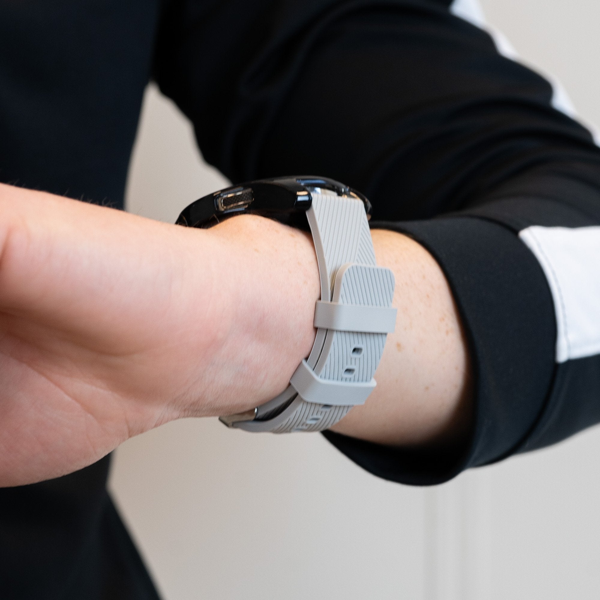 Bandz Correa silicona 'Deluxe' Redmi Watch 5 Lite (gris)