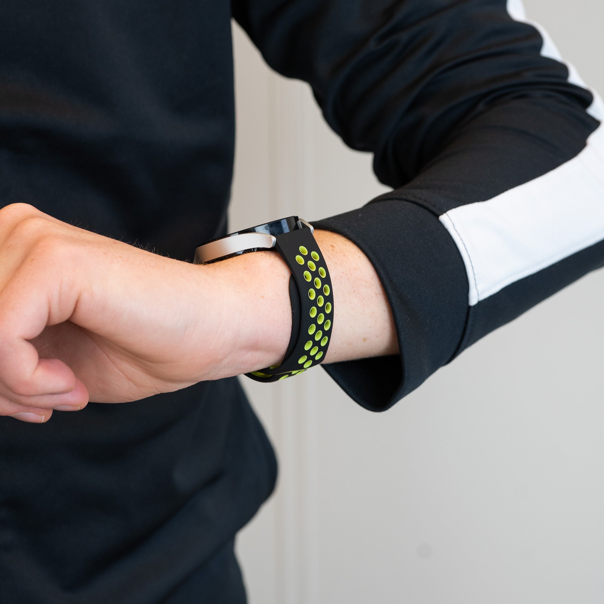 Bandz CMF Watch Pro 3 Sport Strap 'Deluxe' (Black/Yellow)