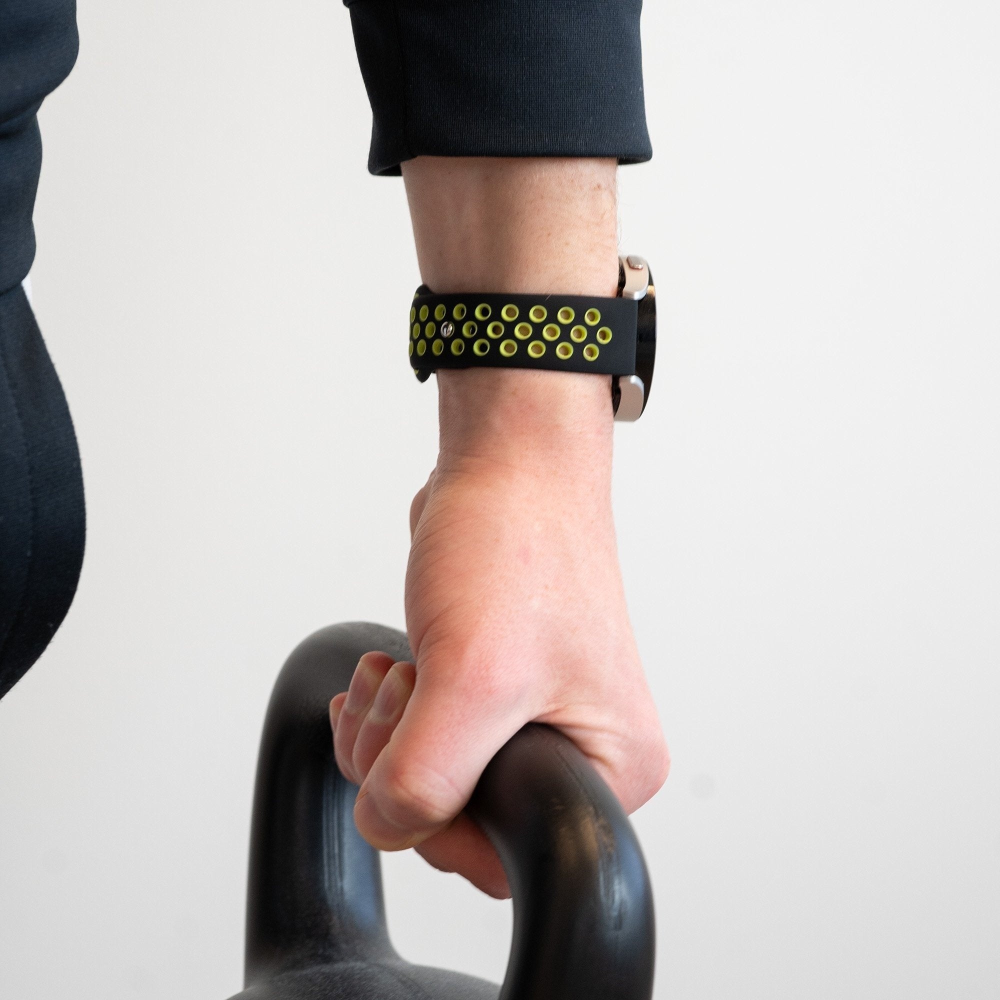 Bandz Coros Pace 3 Sport Strap 'Deluxe' (Black/Yellow)